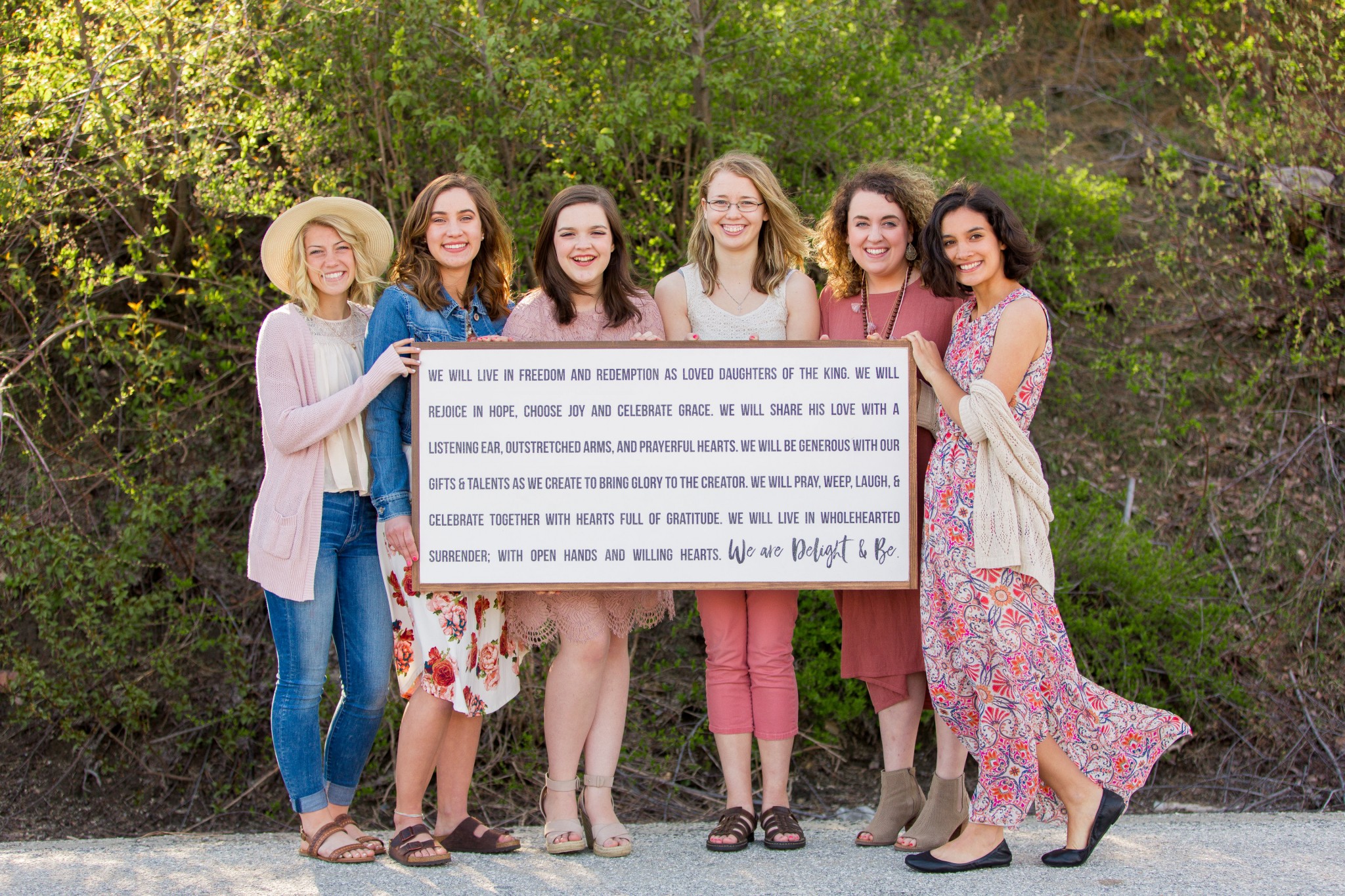 girls at the 2017 Delight and Be Retreat in Leavenworth, Washington