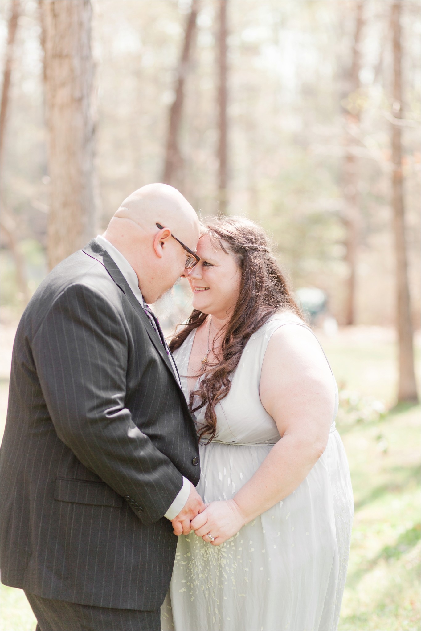 purple and silver wedding pictures