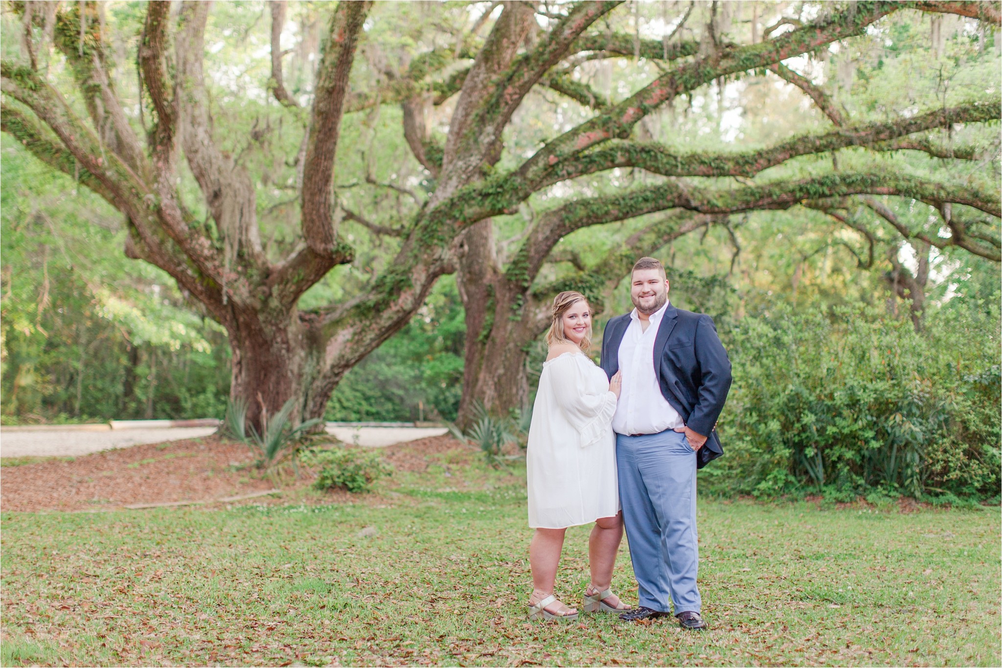 Kevin + Sam under the Oaks in Bon Secour Alabama