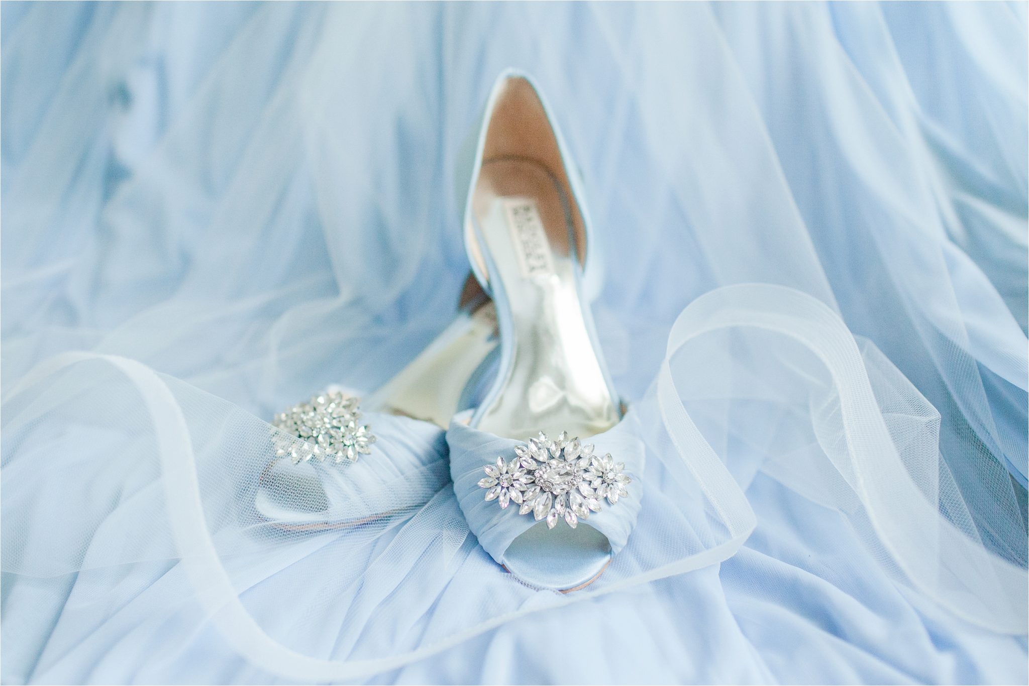 classy light blue wedding shoes