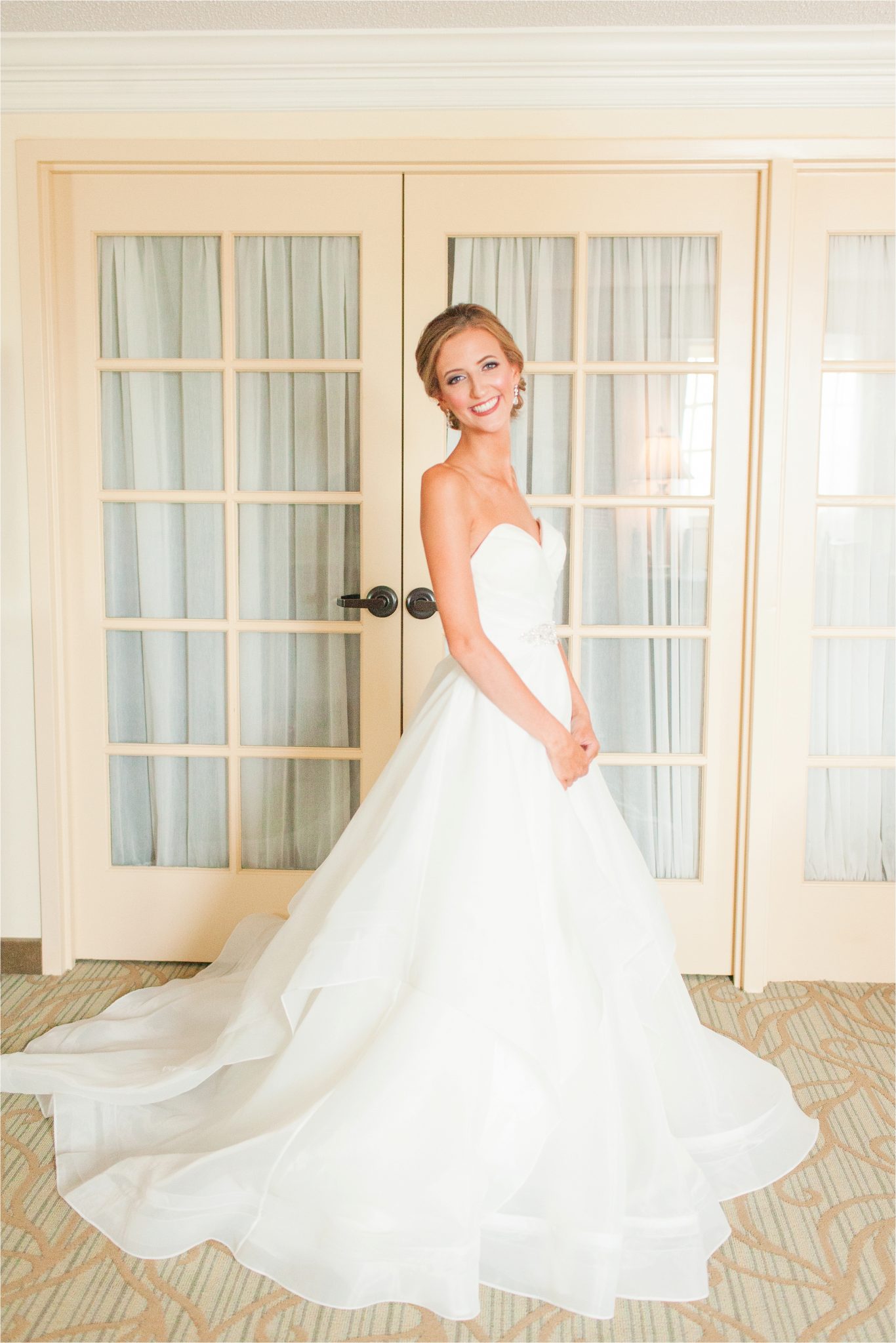 Classy Light Blue Wedding-Point Clear, Alabama Wedding Photographer-Wedding dress-Wedding gown