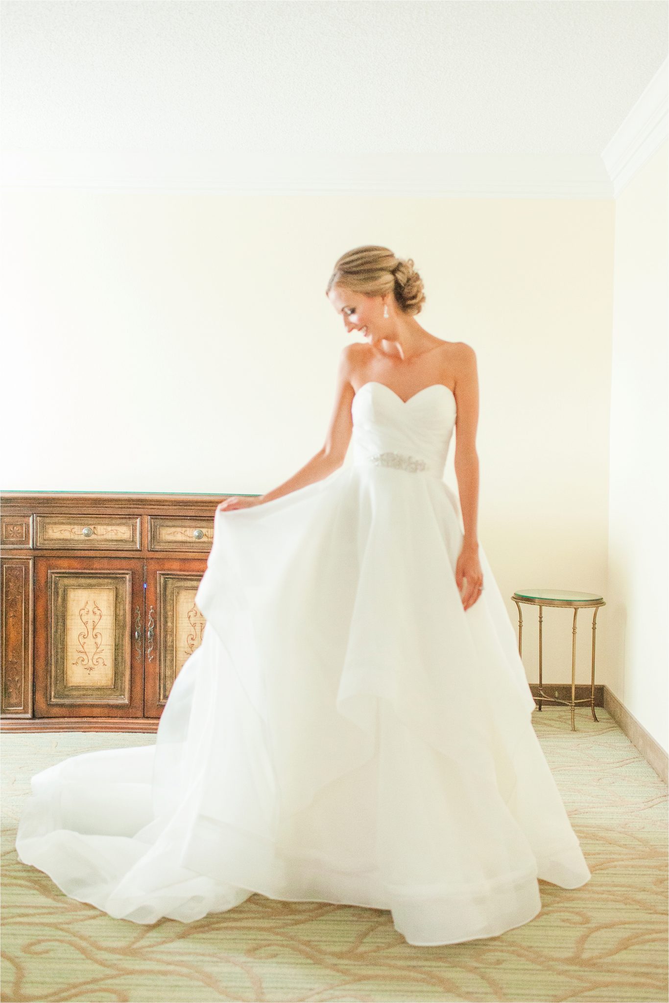 Classy Light Blue Wedding-Point Clear, Alabama Wedding Photographer-Wedding dress-Wedding gown-Bridal shoot