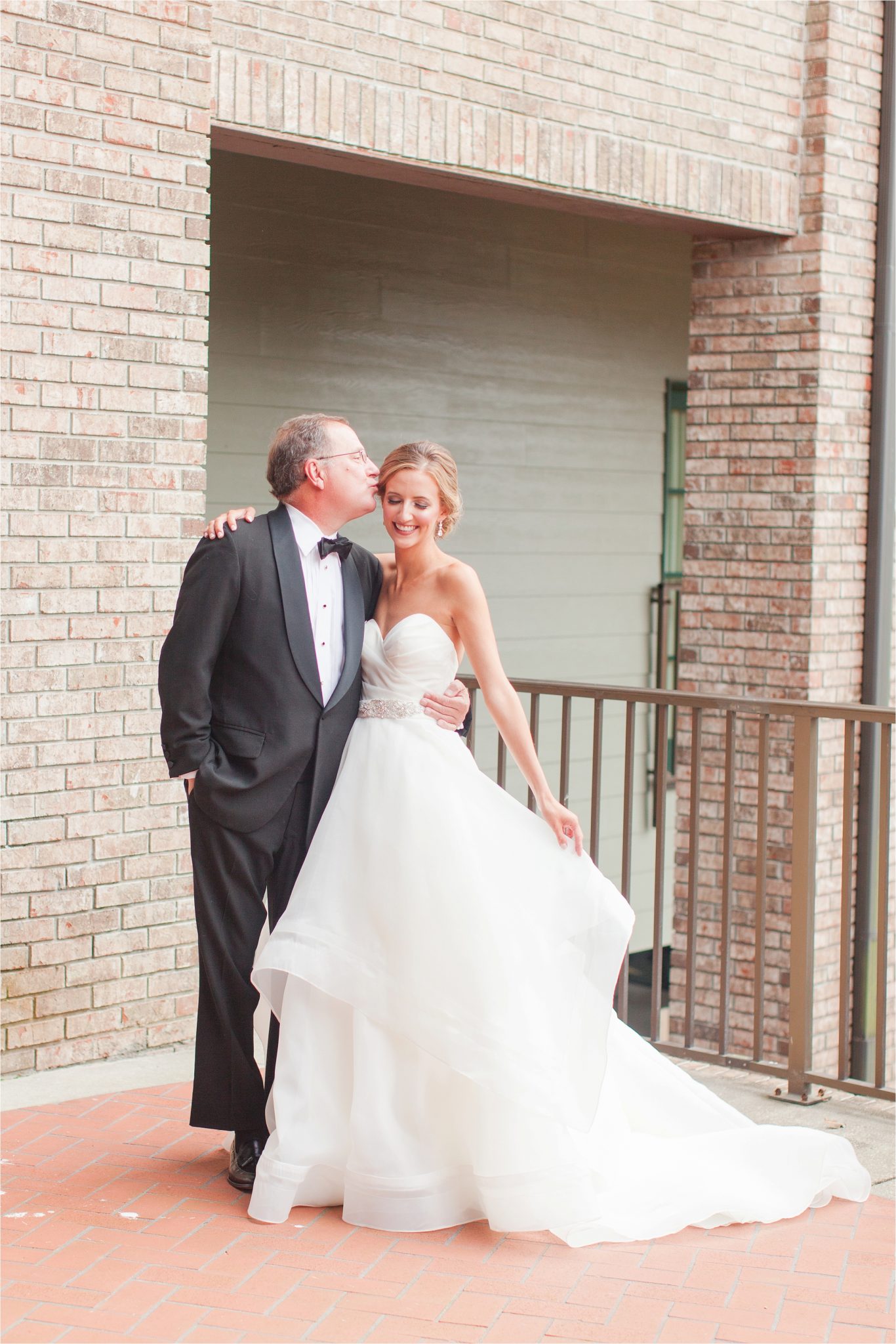 Classy Light Blue Wedding-Point Clear, Alabama Wedding Photographer-Wedding dress-Wedding gown-Bride and father wedding day-Bride and father precious moments