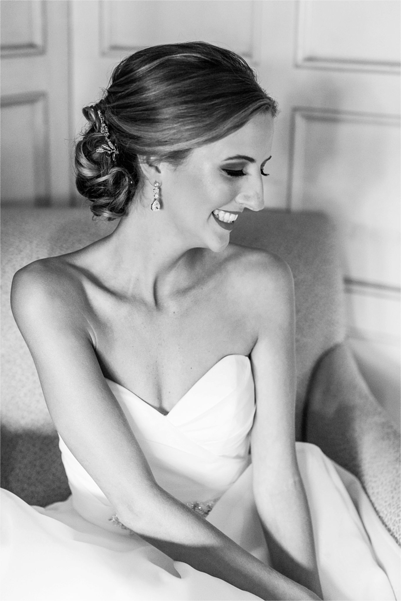 Classy Light Blue Wedding-Point Clear, Alabama Wedding Photographer-Wedding dress-Wedding gown-Bridal shoot-Bridal hair