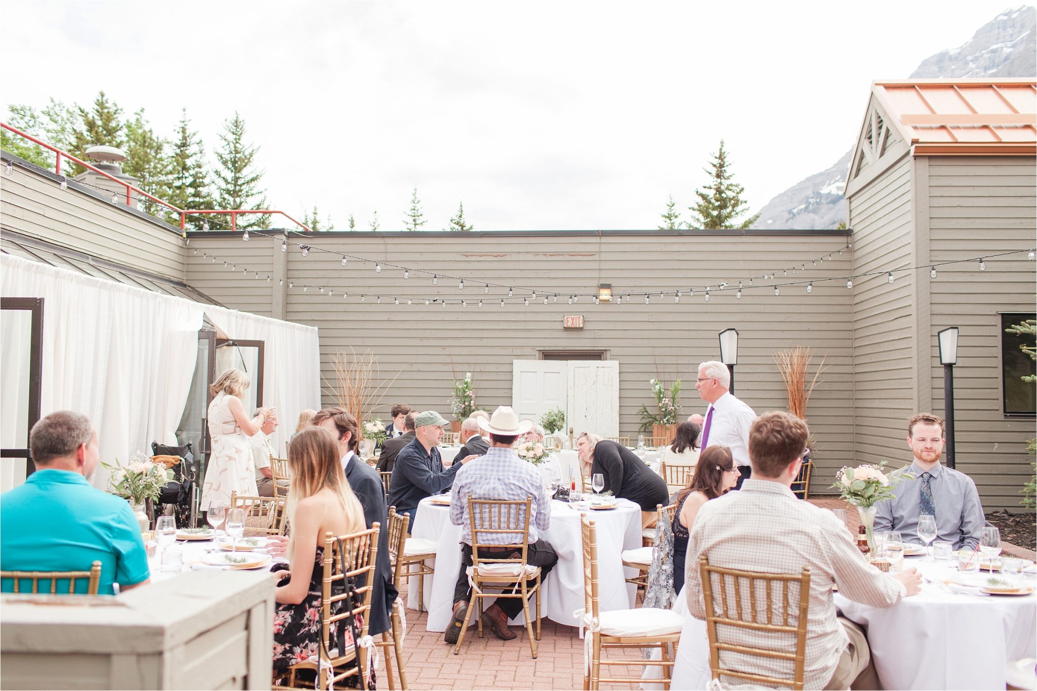 Kananaskis Canada Wedding at the Delta Lodge-Kaitlin & Ricky-Alabama wedding photographer-Lodge wedding-Bridal photography-Outside bridal shoot-Mountain wedding-Mountain wedding-Canada wedding photographer-Outside wedding reception