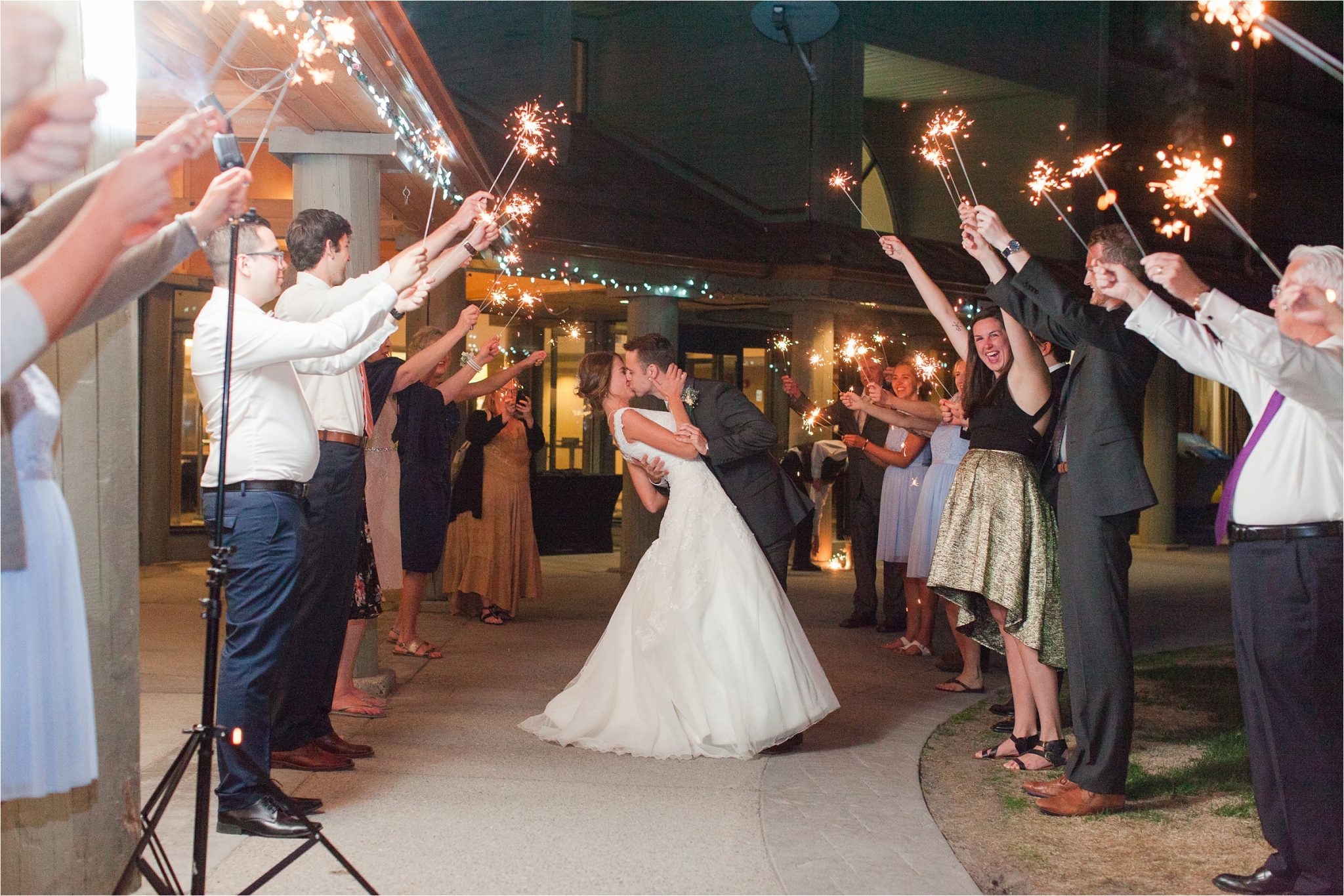 Kananaskis Canada Wedding at the Delta Lodge-Kaitlin & Ricky-Alabama wedding photographer-Lodge wedding-Bridal photography-Outside bridal shoot-Mountain wedding-Mountain wedding-Canada wedding photographer-Outside wedding reception-Wedding sparklers-Bride and groom-Bride and groom candid