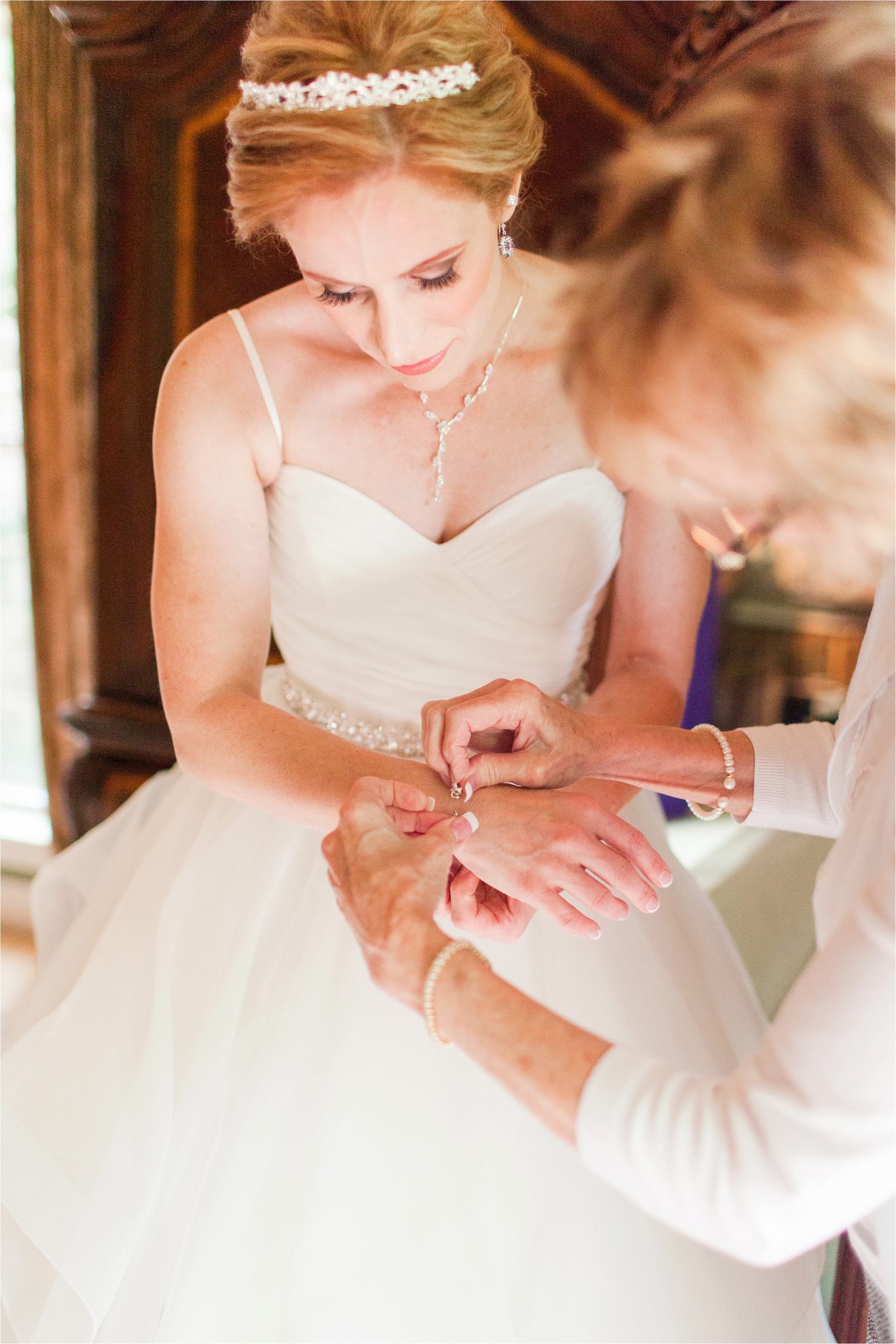 Romantic Destination Wedding Photographer-Bella Sera-Gardens-Sarra + Matt-Bridal portrait-Mother and daughter wedding photography