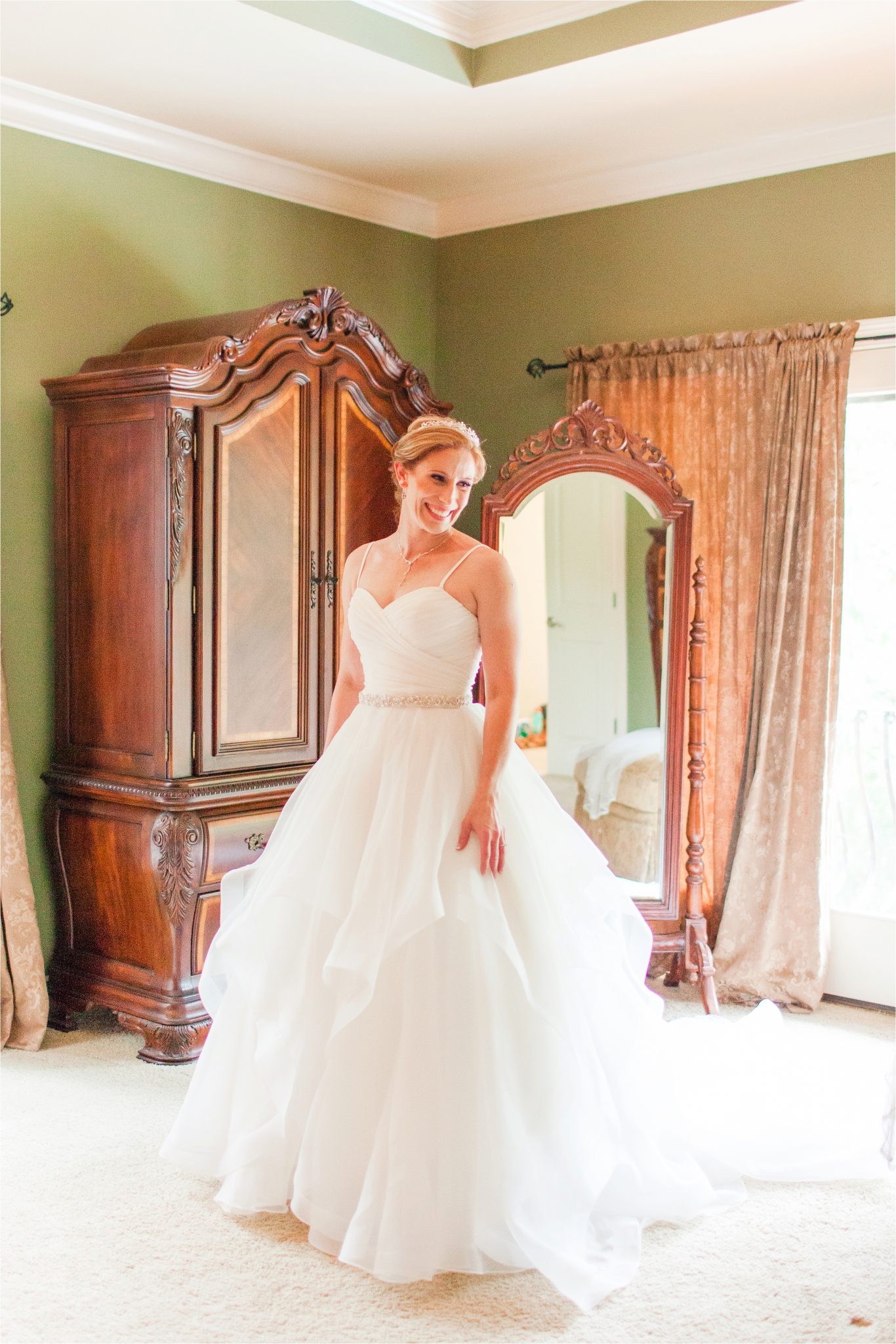 Romantic Destination Wedding Photographer-Bella Sera Gardens-Sarra + Matt-Bridal photography-Wedding dress-First look