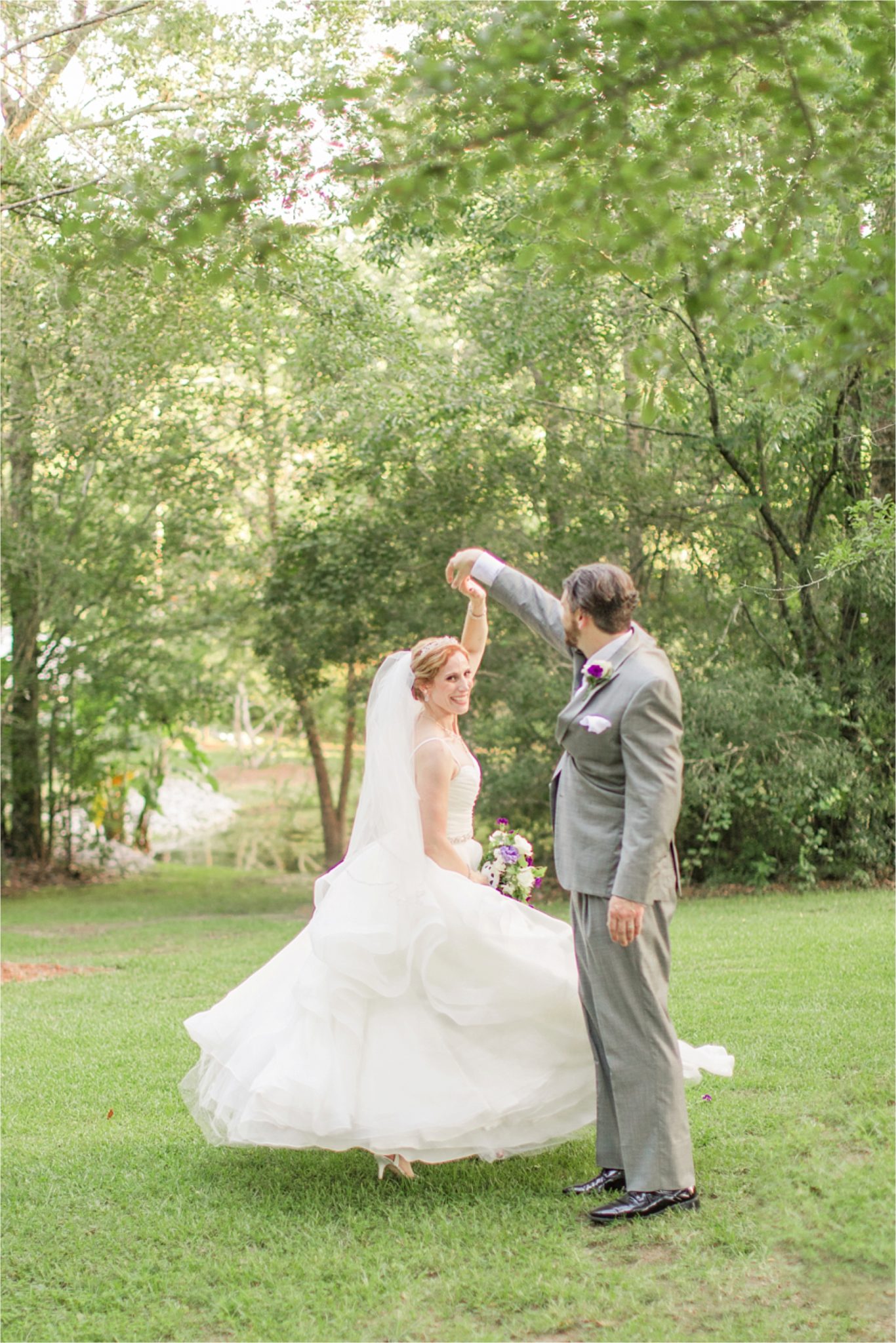Romantic Destination Wedding Photographer-Bella Sera Gardens-Sarra + Matt-Bridal photography-Bride and groom-Purple themed wedding-Alabama wedding-Alabama photographer