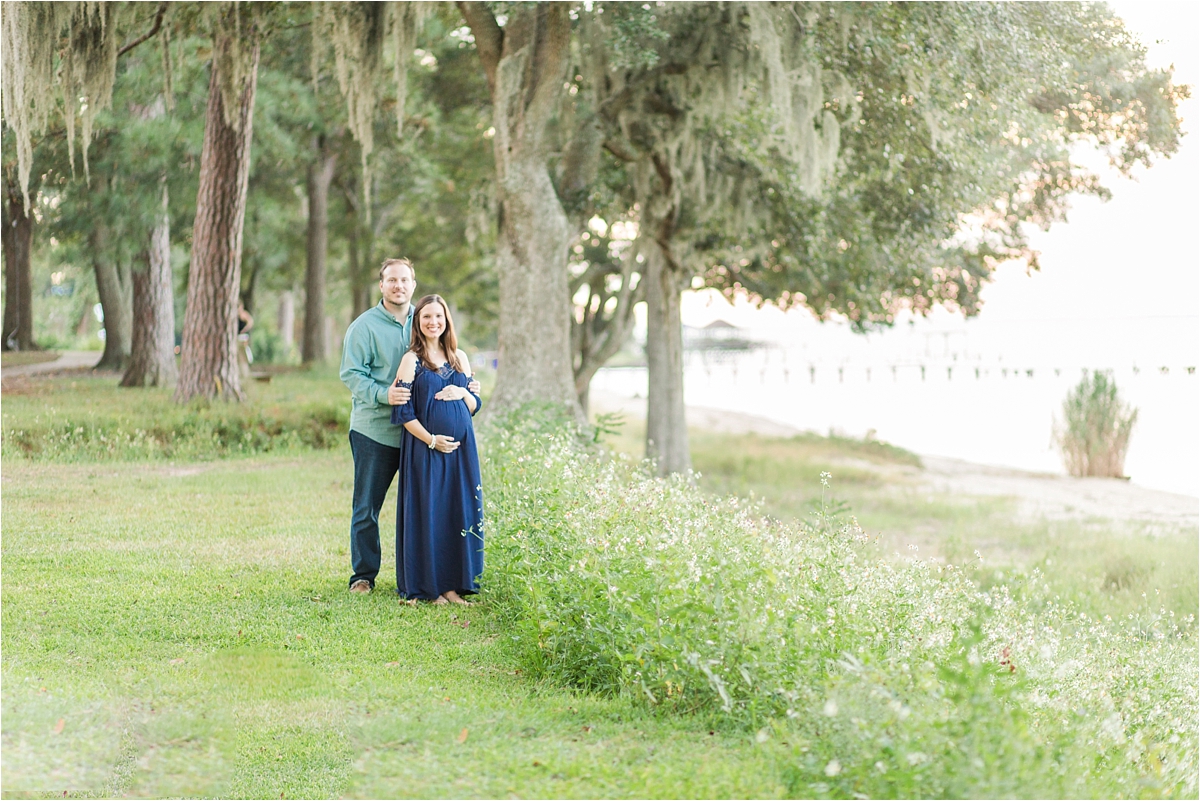 Fairhope Pier at Sunset | Maternity Session | Paige + Kris