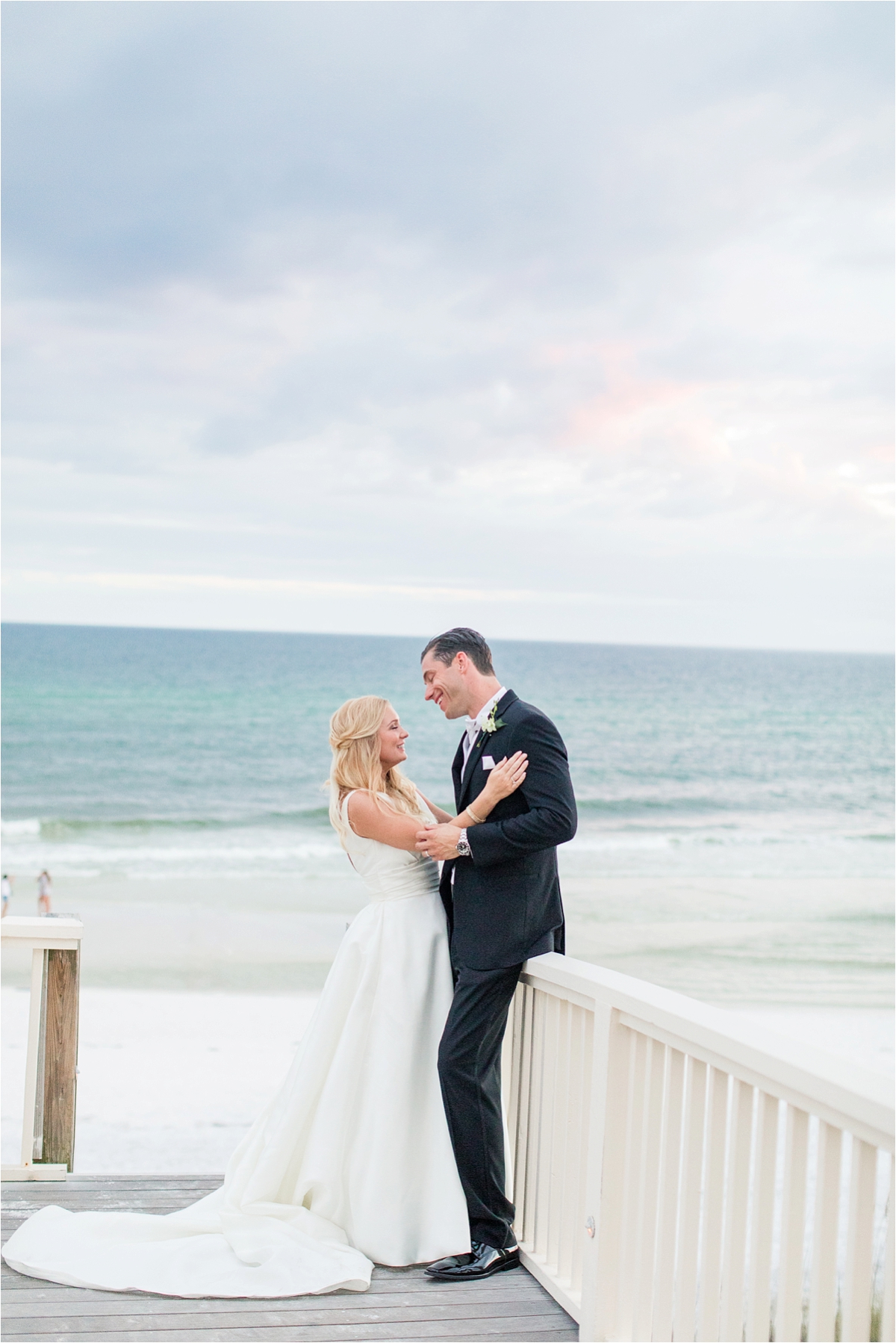 Seaside Florida Wedding Photographer-Catherine Carter + Brian-Alabama photographer-Beach wedding-Bride and Groom
