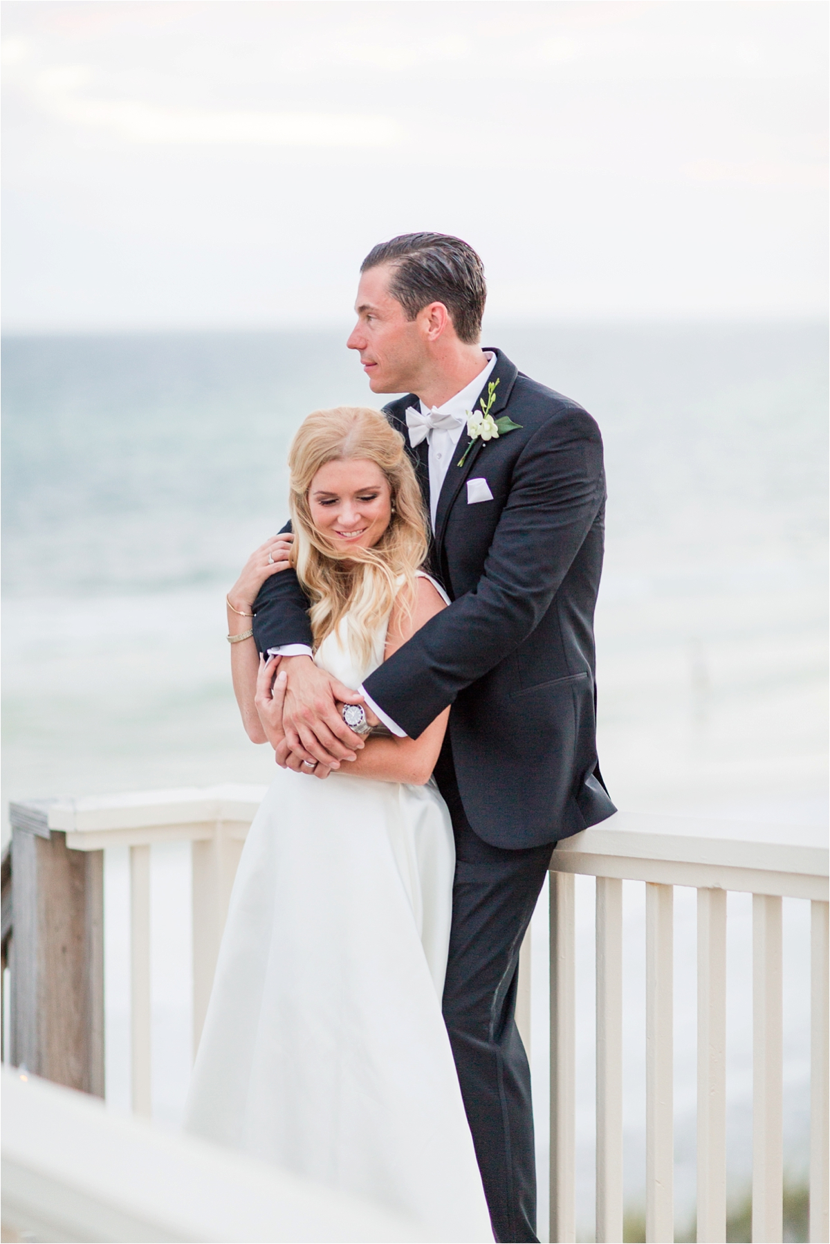 Seaside Florida Wedding Photographer-Catherine Carter + Brian-Alabama photographer-Beach wedding-Bride and Groom