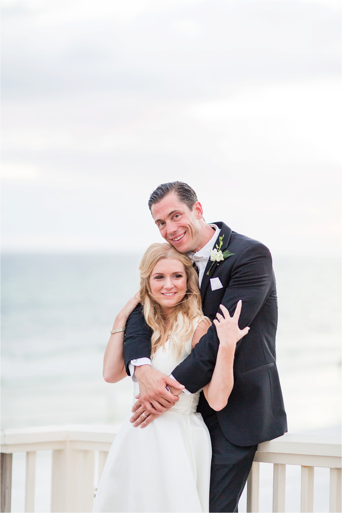 Seaside Florida Wedding Photographer-Catherine Carter + Brian-Alabama photographer-Beach wedding-Bride and Groom