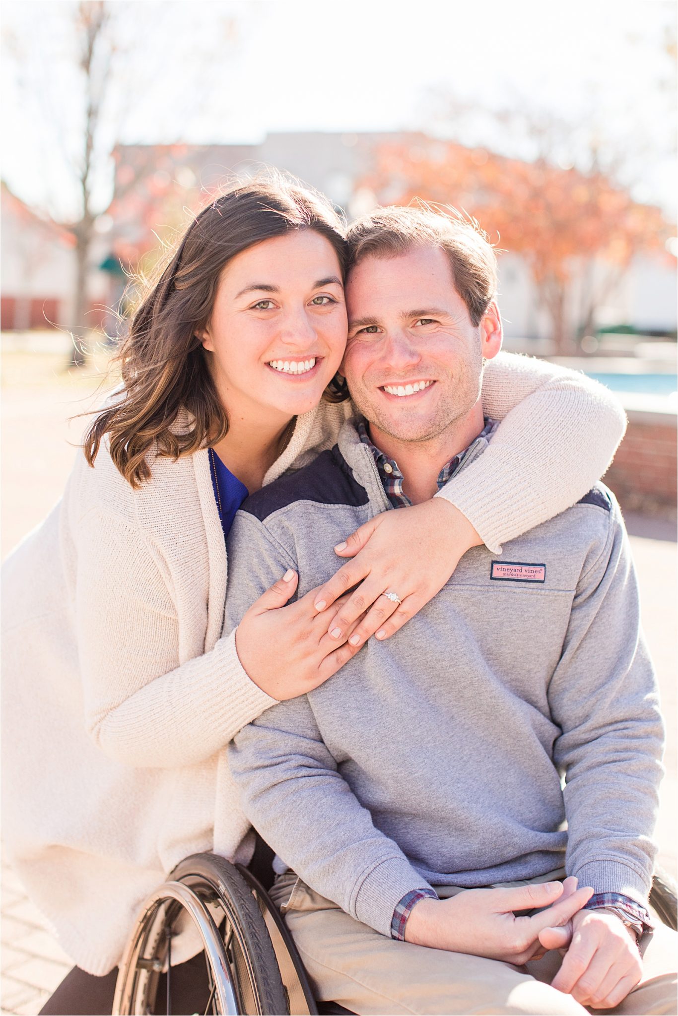 Auburn Alabama Engagement Photographer-Richard's Proposal to Debby-Fall proposal-Fall engagement-Autumn engagement