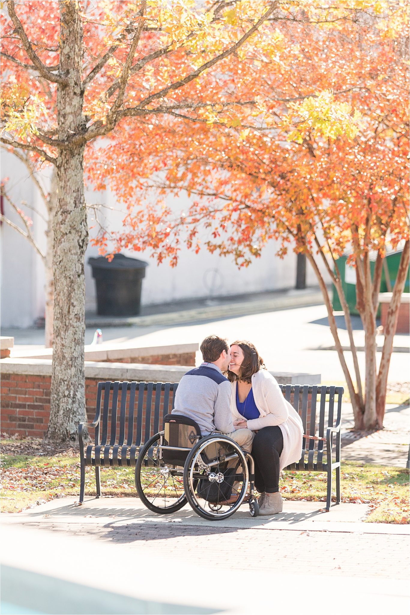 Auburn Alabama Engagement Photographer-Richard's Proposal to Debby-Fall proposal-Fall engagement-Autumn engagement