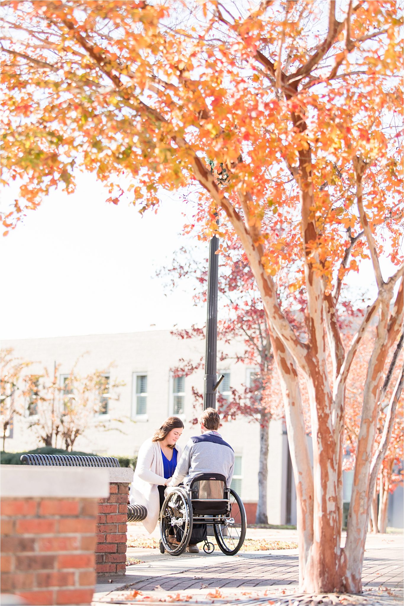 Auburn Alabama Engagement Photographer-Richard's Proposal to Debby-Fall proposal-Fall engagement-Autumn engagement