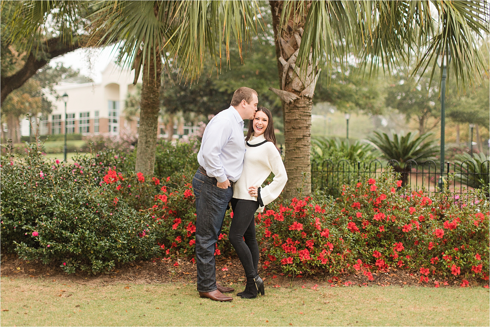 Autumn Engagement Session in the Rain | Courtney + Ben