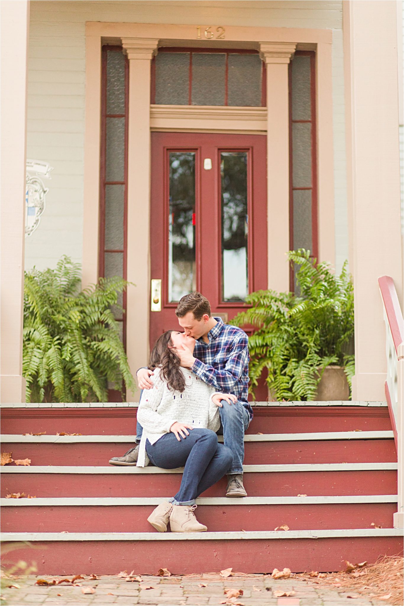 Mobile Alabama Photographer-Engagement Session-Josi + J.R.-Fall Engagement Session-Couple shoot-Forte Conde-Forte Conde Photoshoot