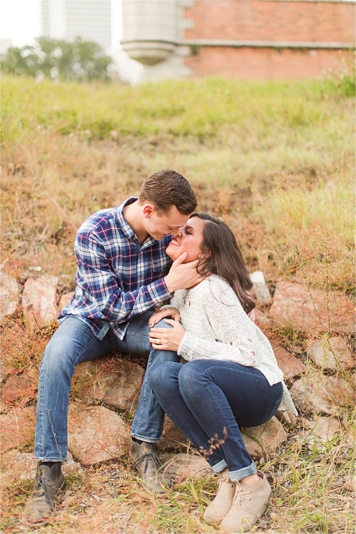 Mobile Alabama Photographer-Engagement Session-Josi + J.R.-Fall Engagement Session-Couple shoot-Candid-Forte Conde-Forte Conde Photoshoot