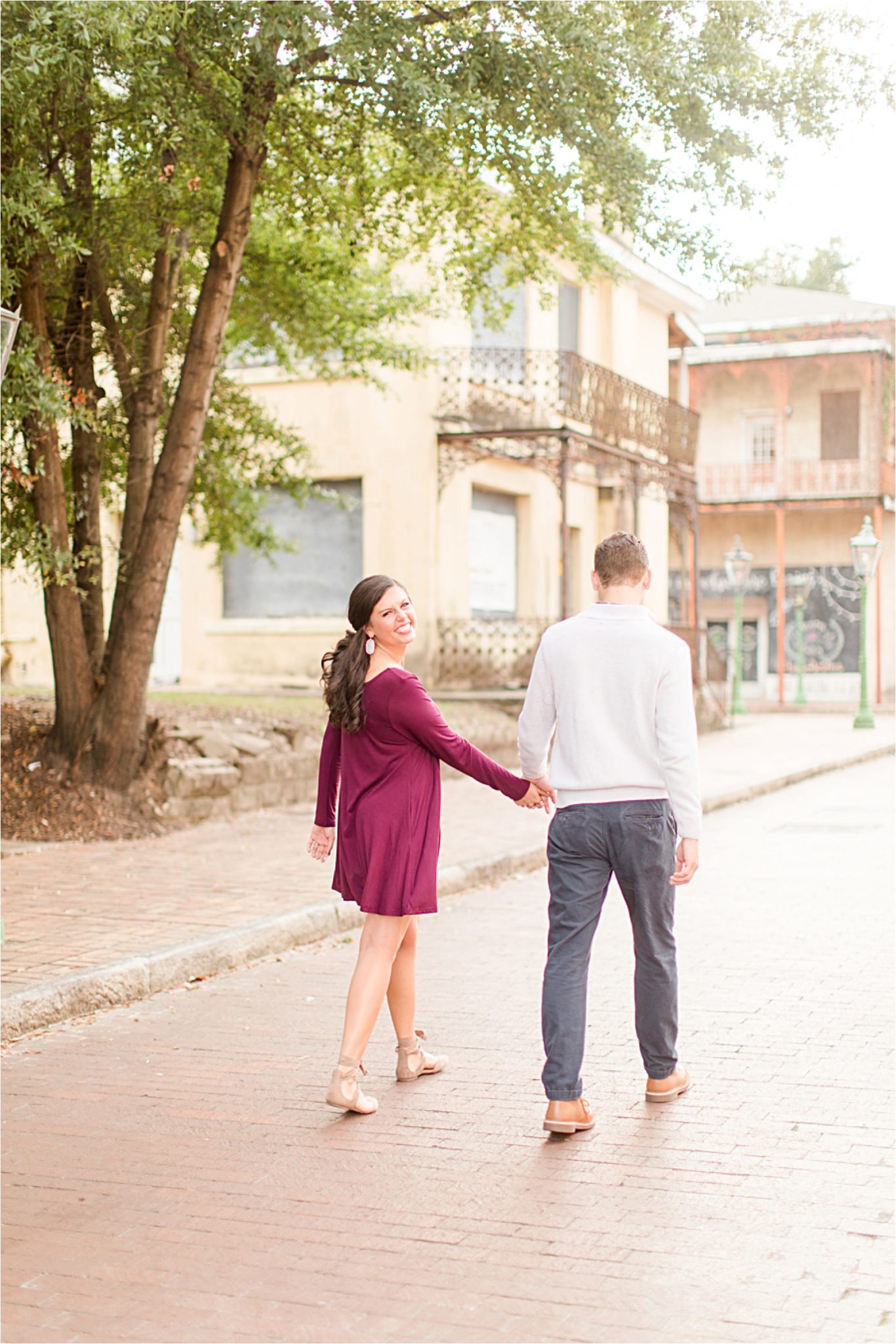 Mobile Alabama Engagement Session Photographer-Josi + J.R.-Fall Engagement Session-Couple shoot-Candid-Forte Conde-Forte Conde Photoshoot