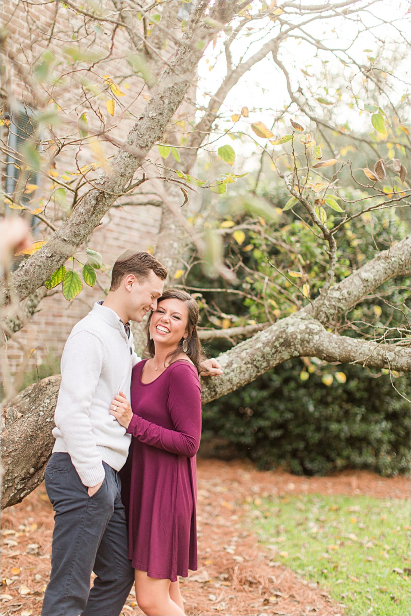 Mobile Alabama Photographer-Engagement Session-Josi + J.R.-Fall Engagement Session-Couple shoot-Candid-Forte Conde-Forte Conde Photoshoot