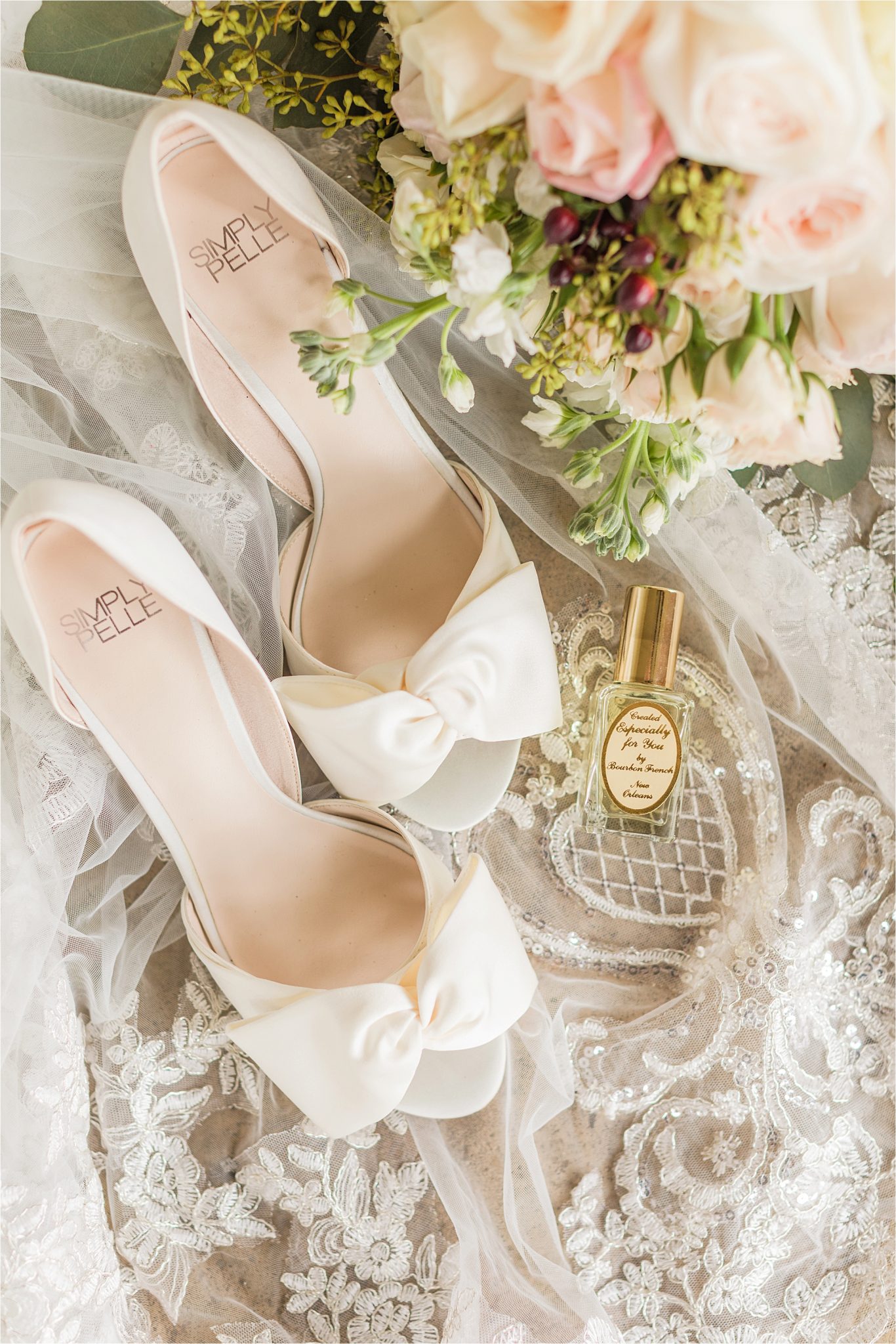 wedding-shoes-details-white-ribbon-bow-flats-parfume