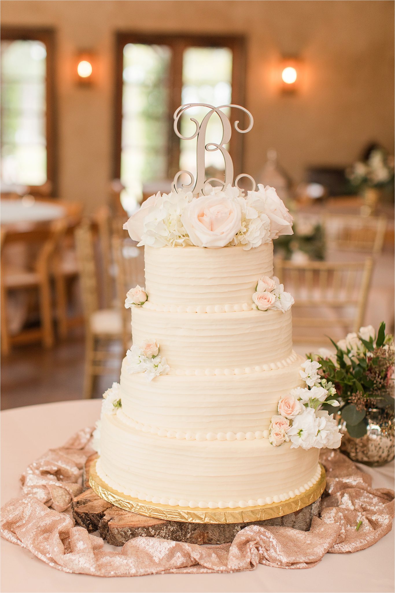 The Barn at Bridlewood Wedding-Hattiesburg, Mississippi-Kelsey + Blake-Wedding details-Barn wedding-Ruby wedding-Autumn themed wedding-Wedding detail-Wedding reception-Wedding centerpieces-Wedding cake-Wedding desserts