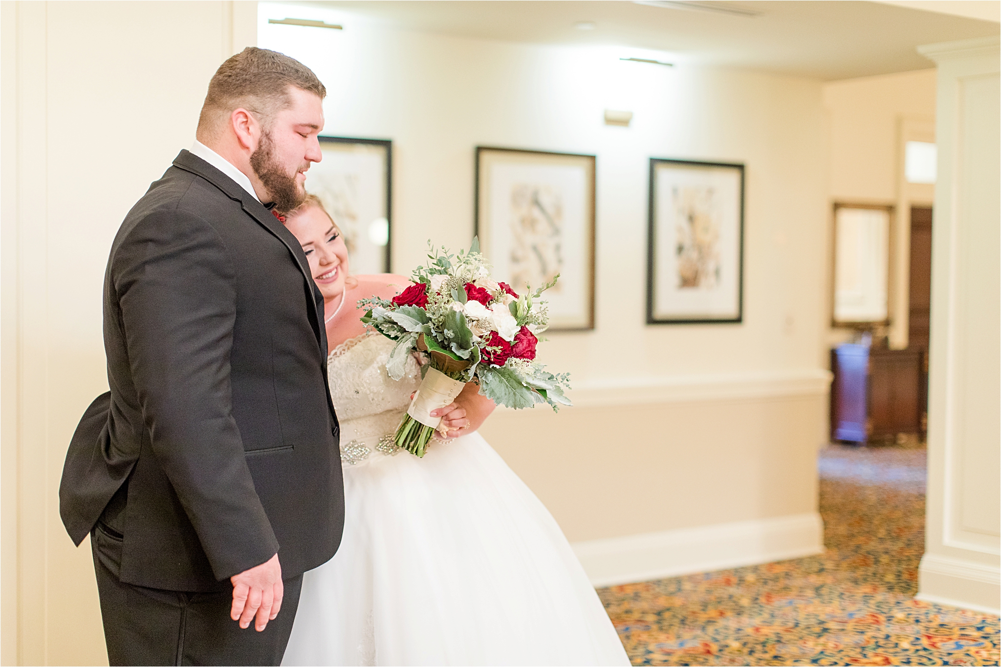 Cranberry and Blush Winter Wedding  Kevin + Samantha - Anna Filly  Photography