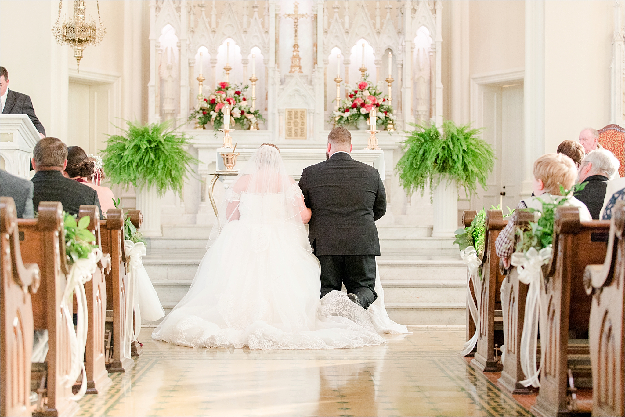 catholic-wedding-ceremony-prayer-bride and groom-christmas-wedding