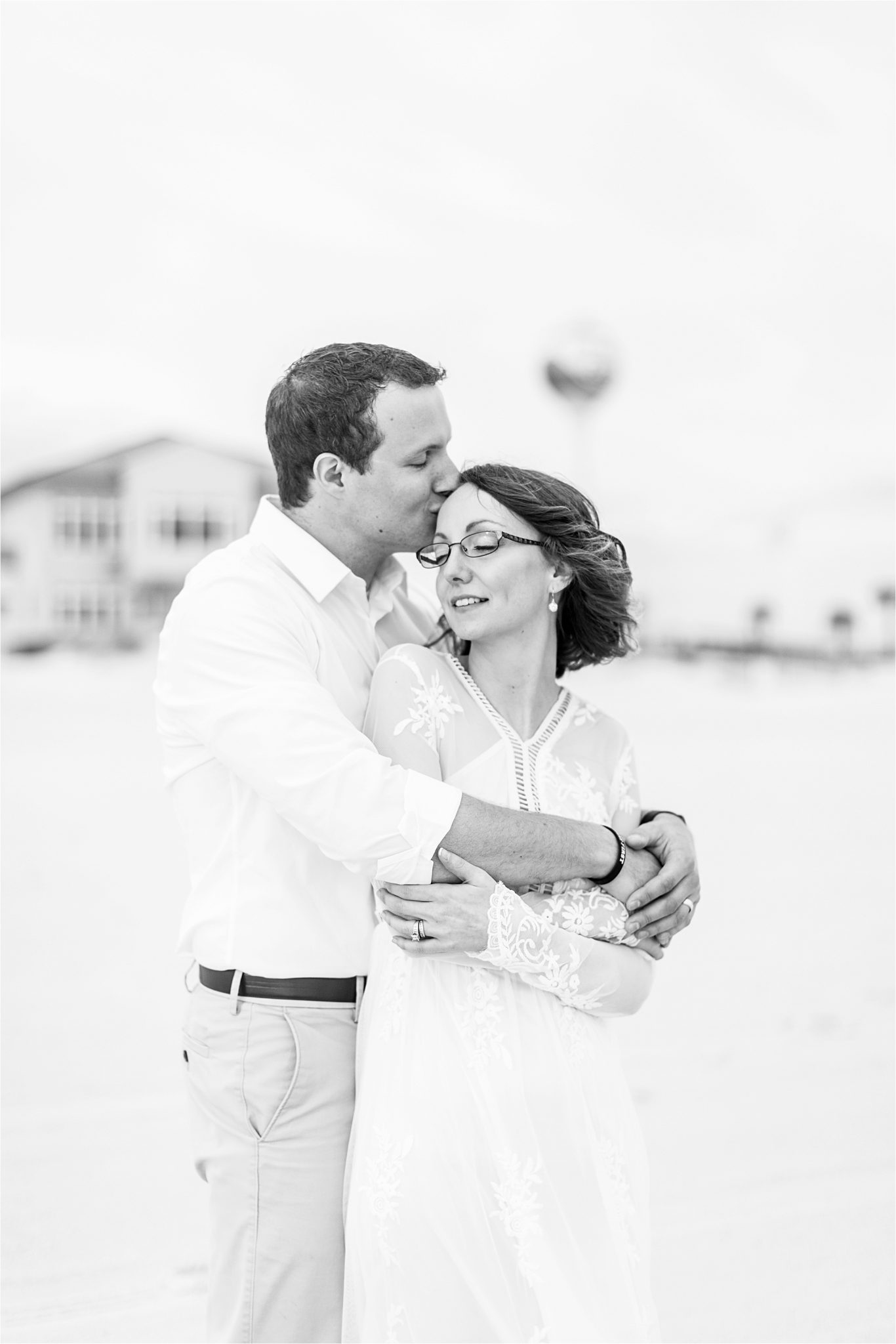 Romantic Pensacola Beach Photos at Sunset-Neil + Steph-Engagement Shoot Inspiration-Beach engagement shoot