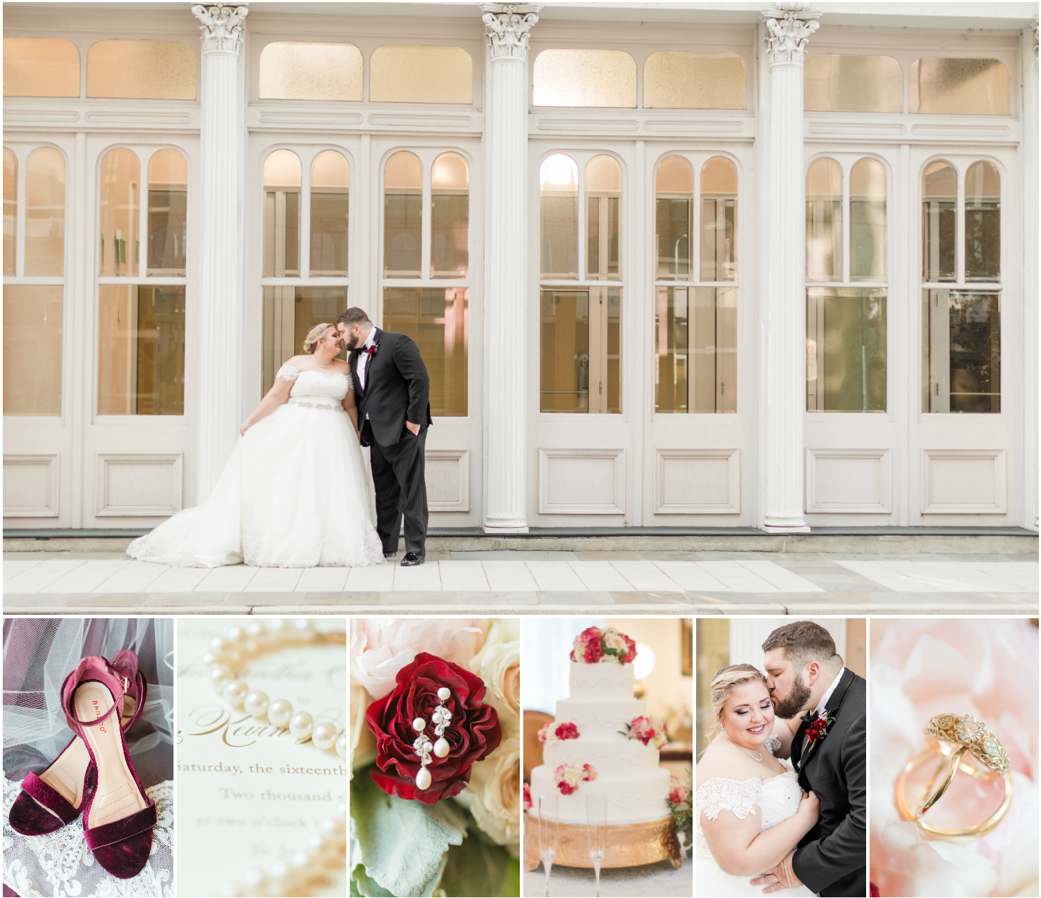 Cranberry and Blush Winter Wedding | Kevin + Samantha