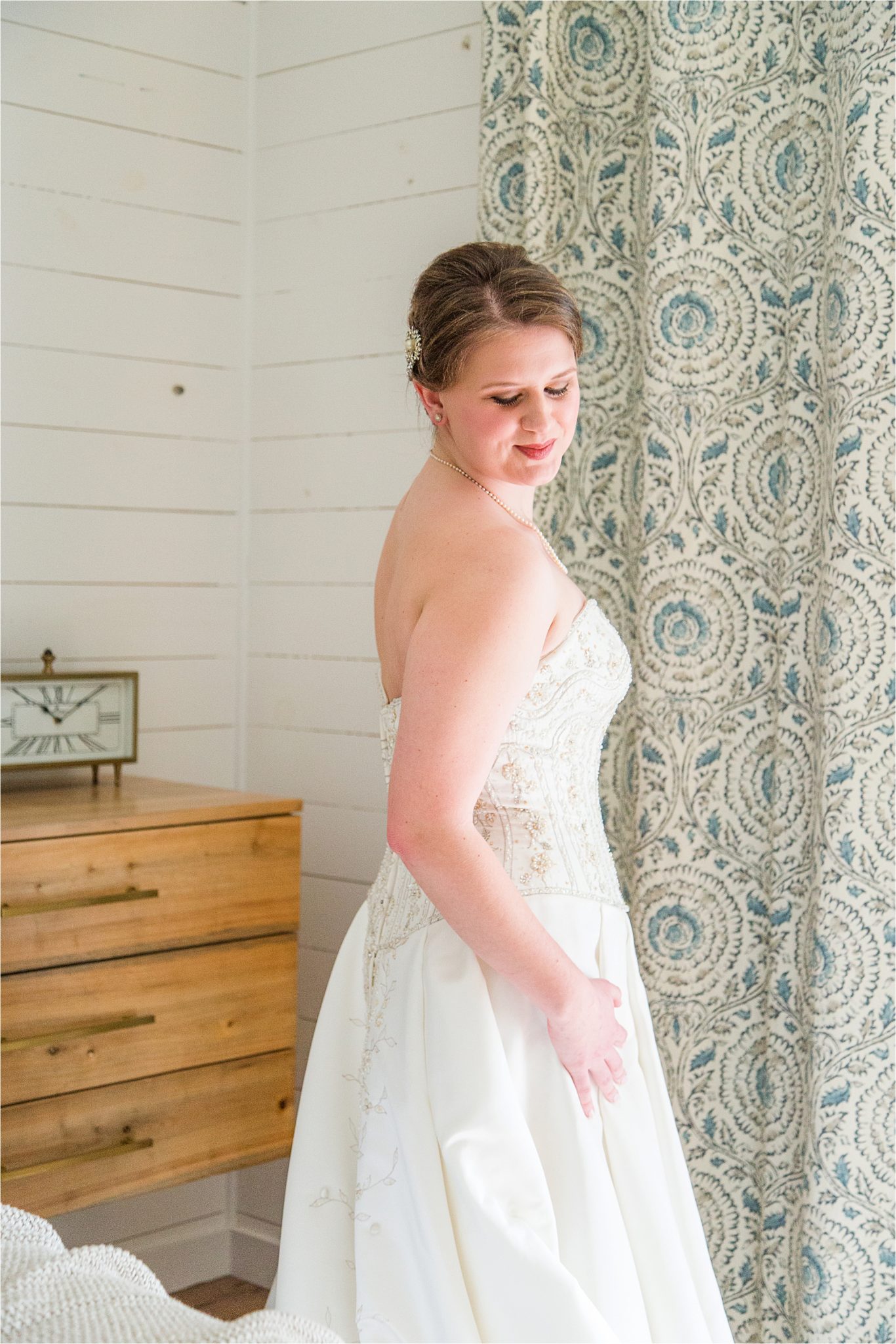 Alabama Wedding Photographer-Little Point Clear Winter Wedding-Meri Beth + Andrew-Wedding Dress