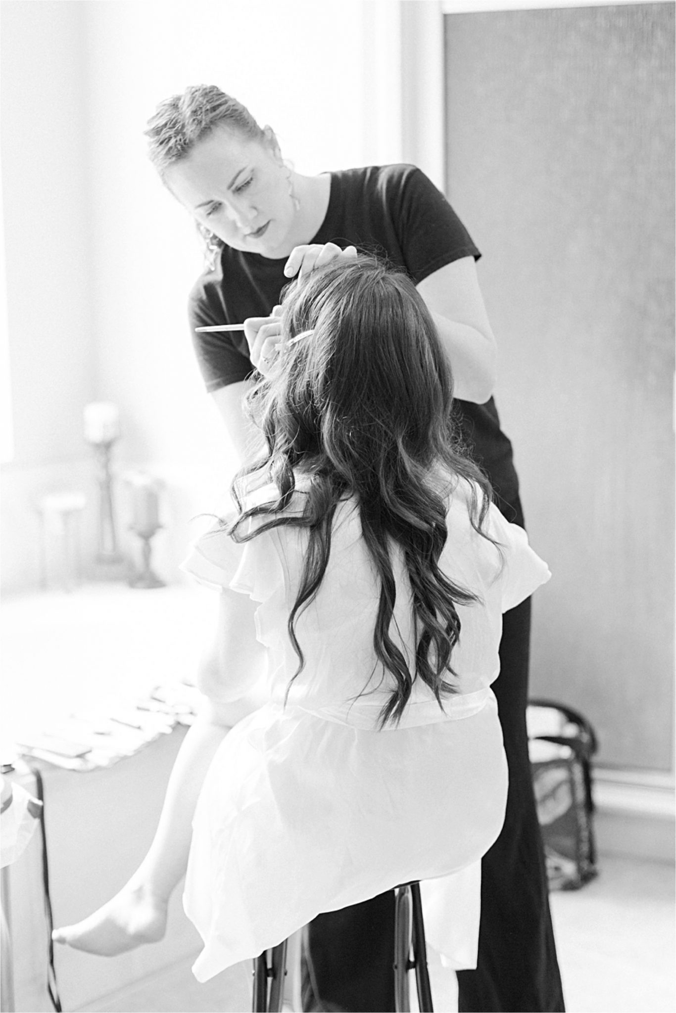 Bridal makeup-getting ready-wedding day-bride-makeup artist-wedding photography-Alabama