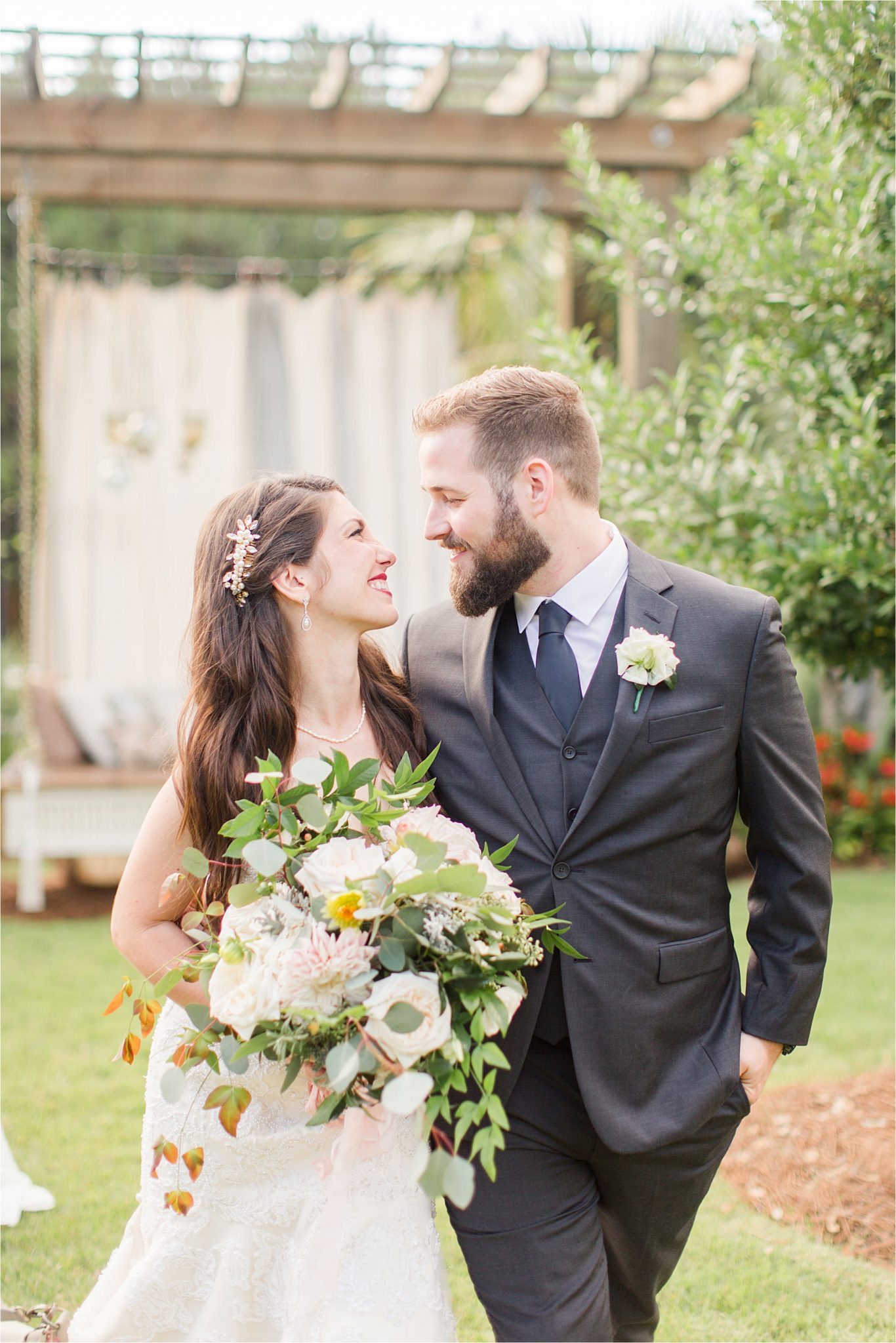 bride and groom photos-wedding day-venue departure