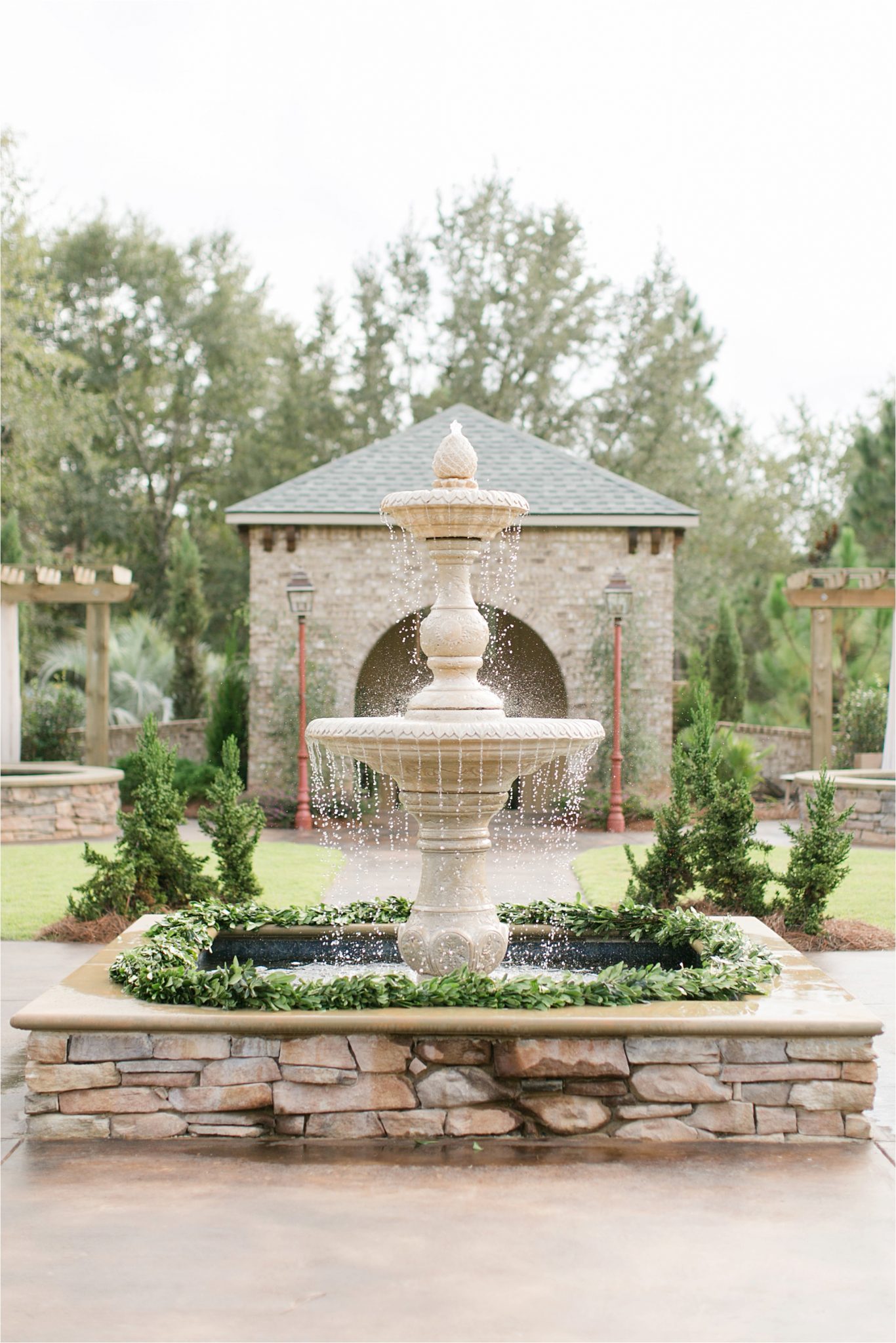 Bella Sera Gardens-Alabama-wedding locations-venues-fountain