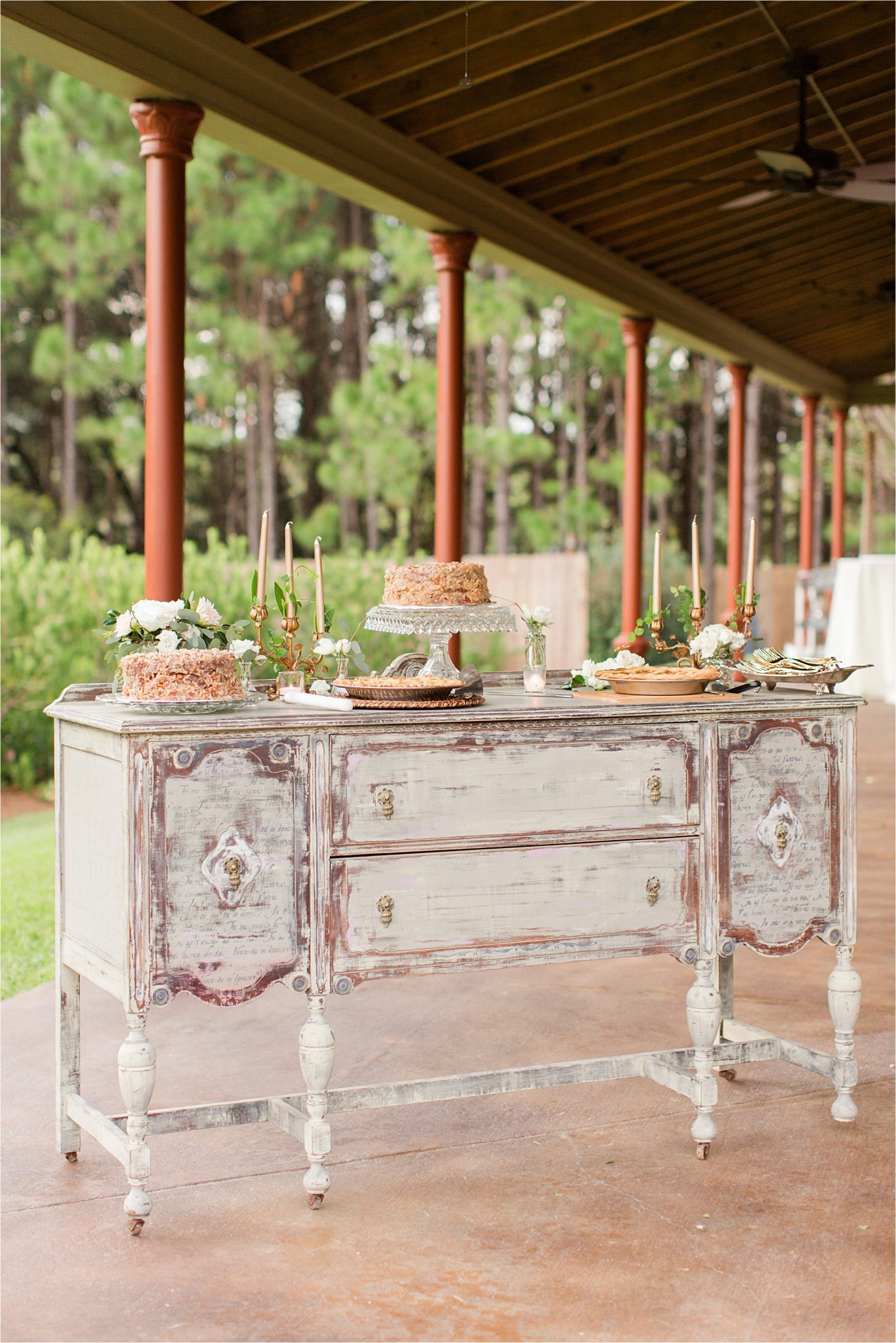 wedding-reception-dessert-table-bella-sera-gardens-mobile-alabama-antique-serving-table