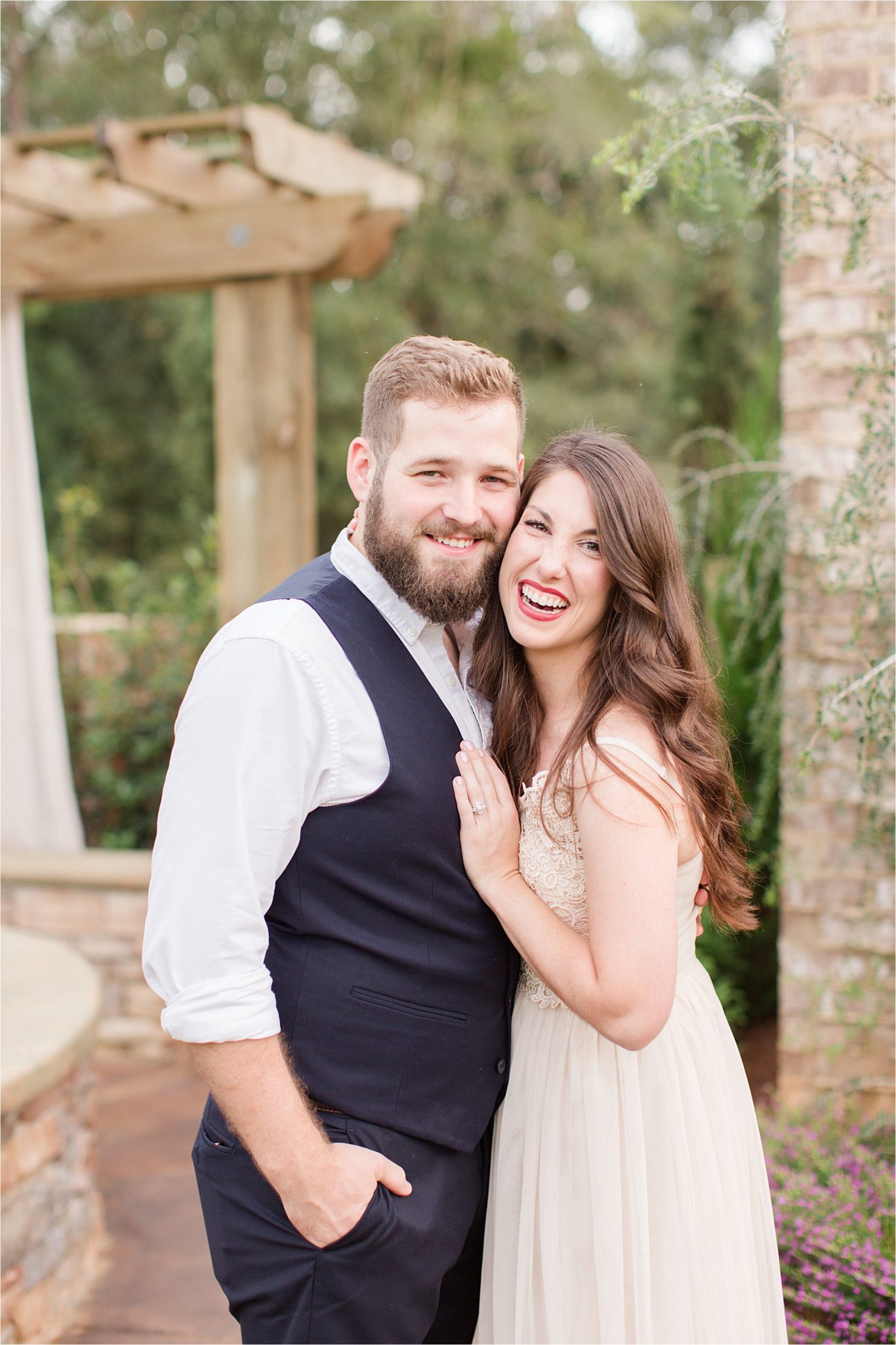 rehearsal-dinner-bride-groom-dress-bella-sera-gardens-Alabama-venue