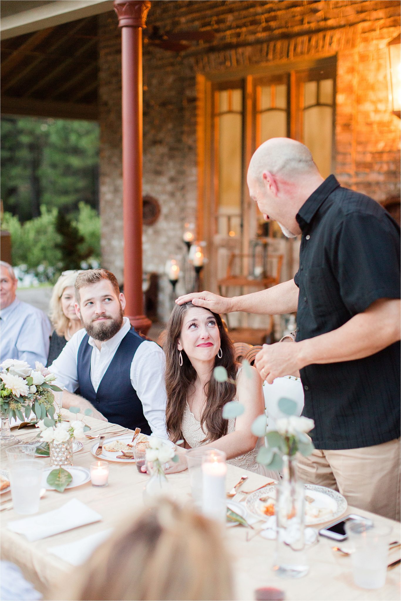 bride-father of the bride-rehearsal-dinner-prayer-blessing-toast