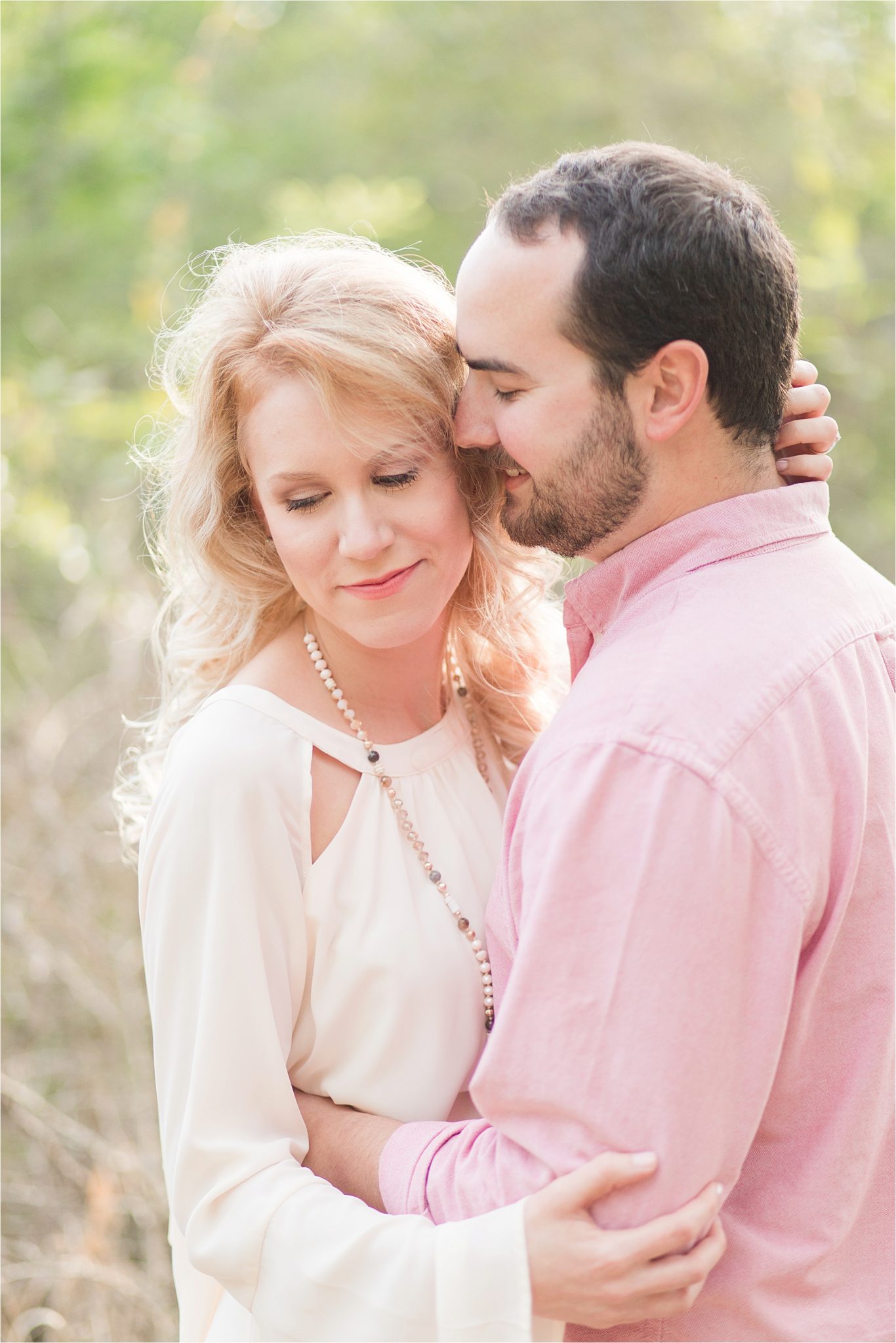 Alabama engagement session locations-Baldwin County-Blakeley State Park-Mobile Alabama wedding photographer-bride and groom-engagement photos-pastels and ivory