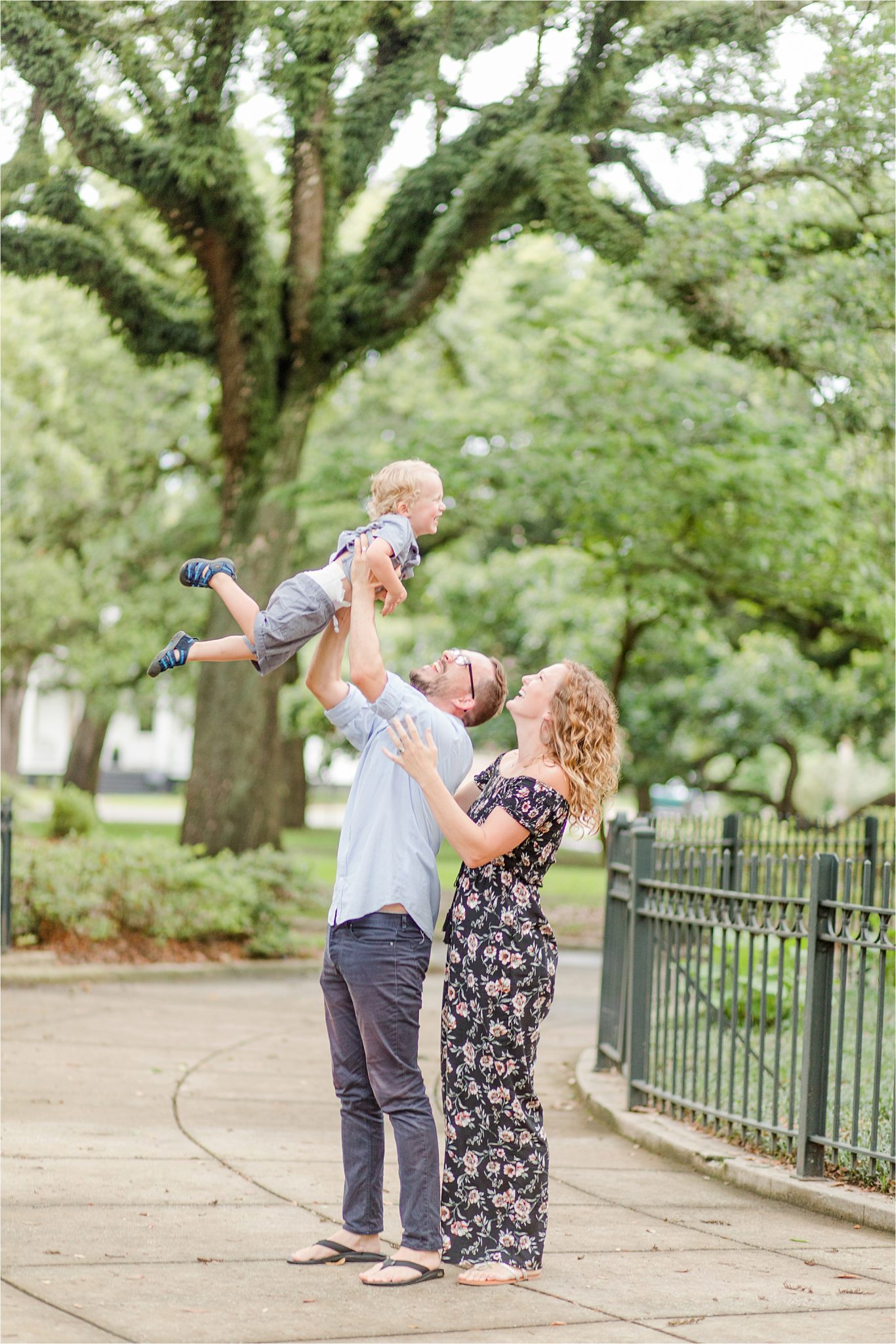 Washington Square Park Family Photography-Alabama family photographer-family of three-best Alabama family portrait locations-family photos