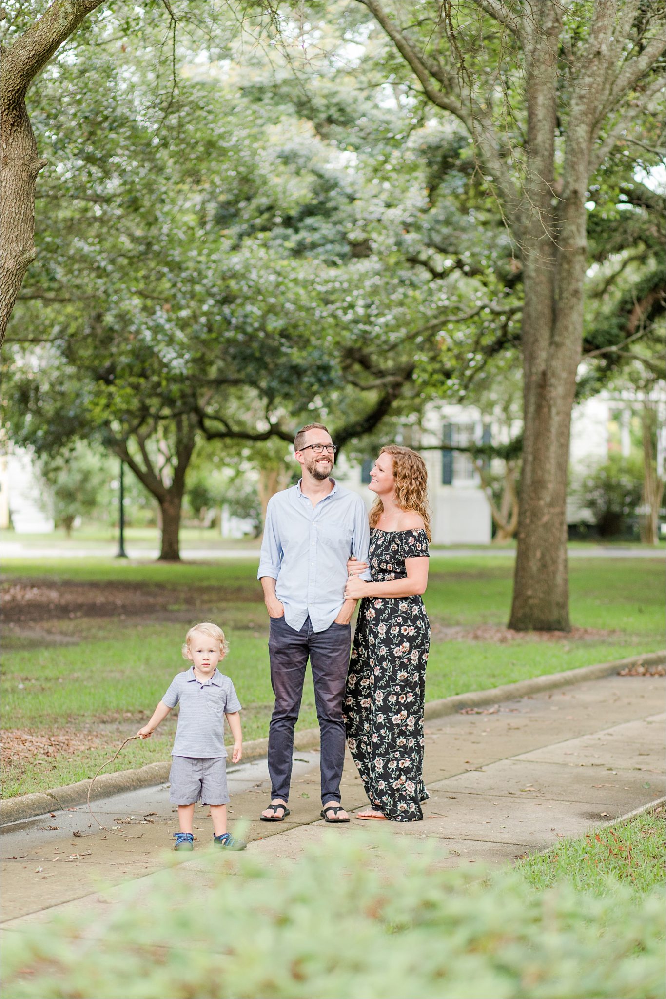family of three-family photographer-Alabama portrait photographer