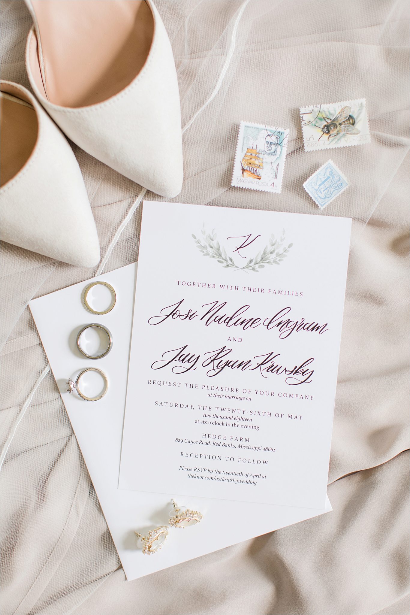 Hedge Farm Wedding | Alabama Wedding Photographer | Barn Wedding | Invitations and Details