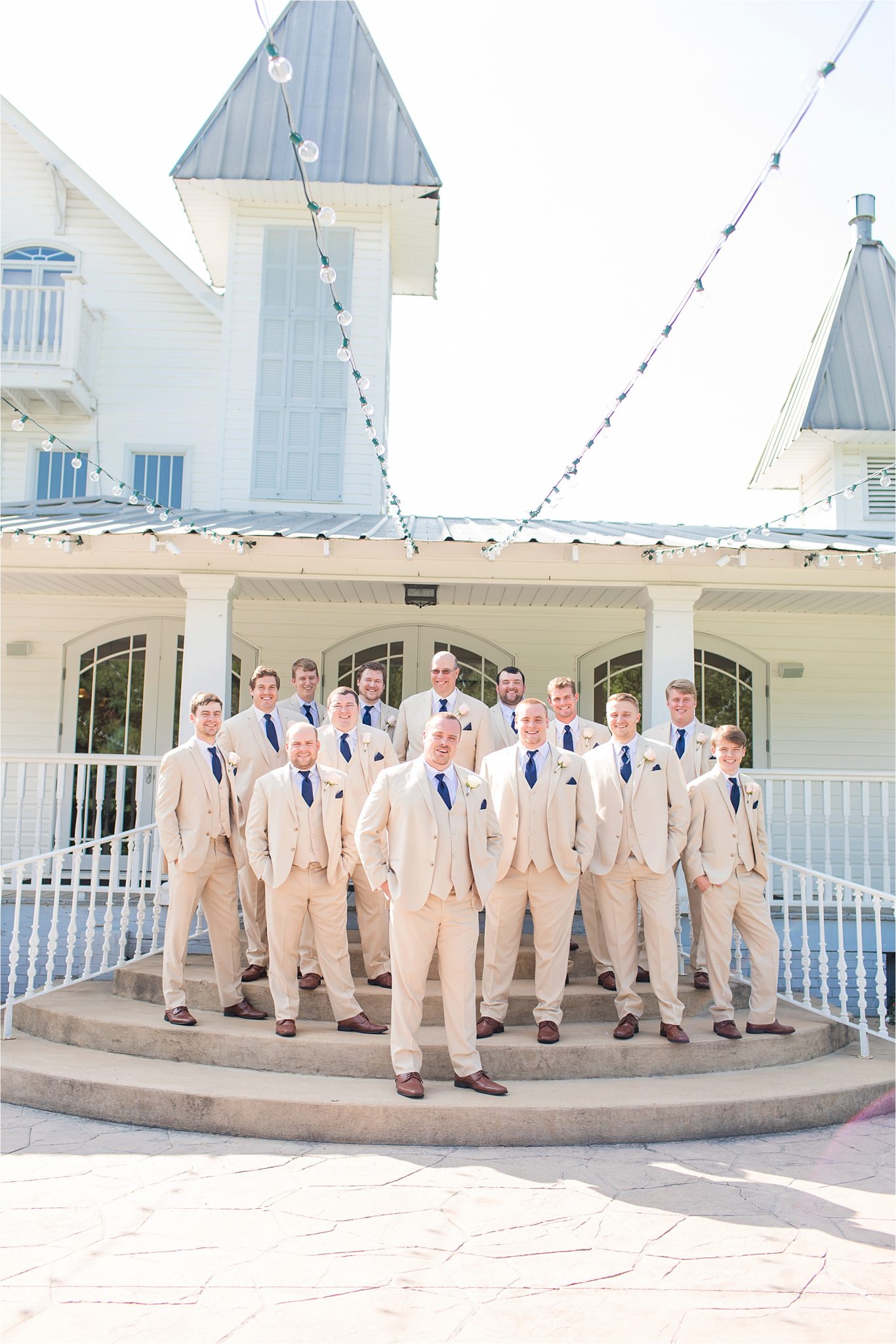 Sonnet House, Birmingham Alabama Wedding Photographer, Grooms and groomsmen 
