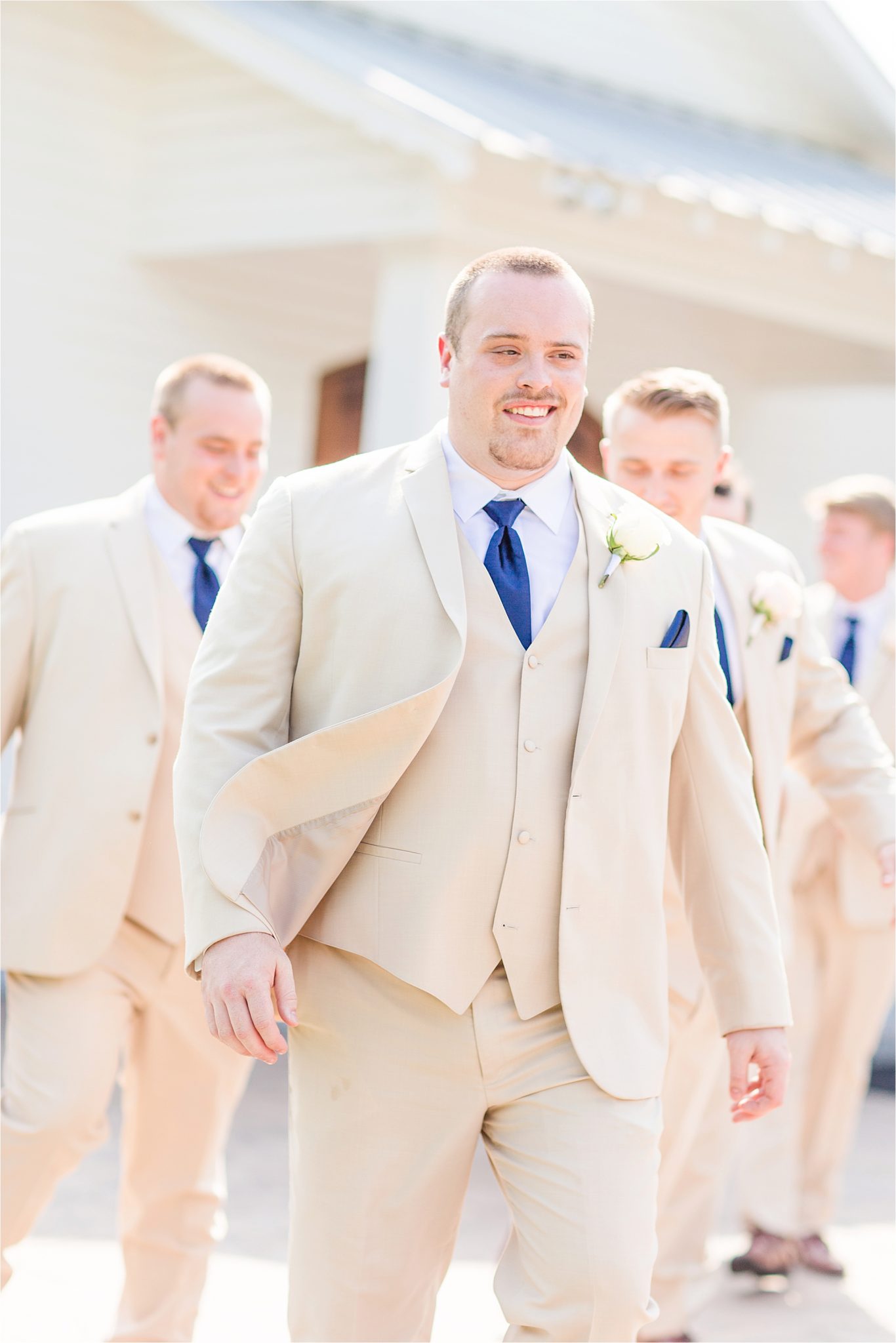 Sonnet House, Birmingham Alabama Wedding Photographer, Grooms and groomsmen 