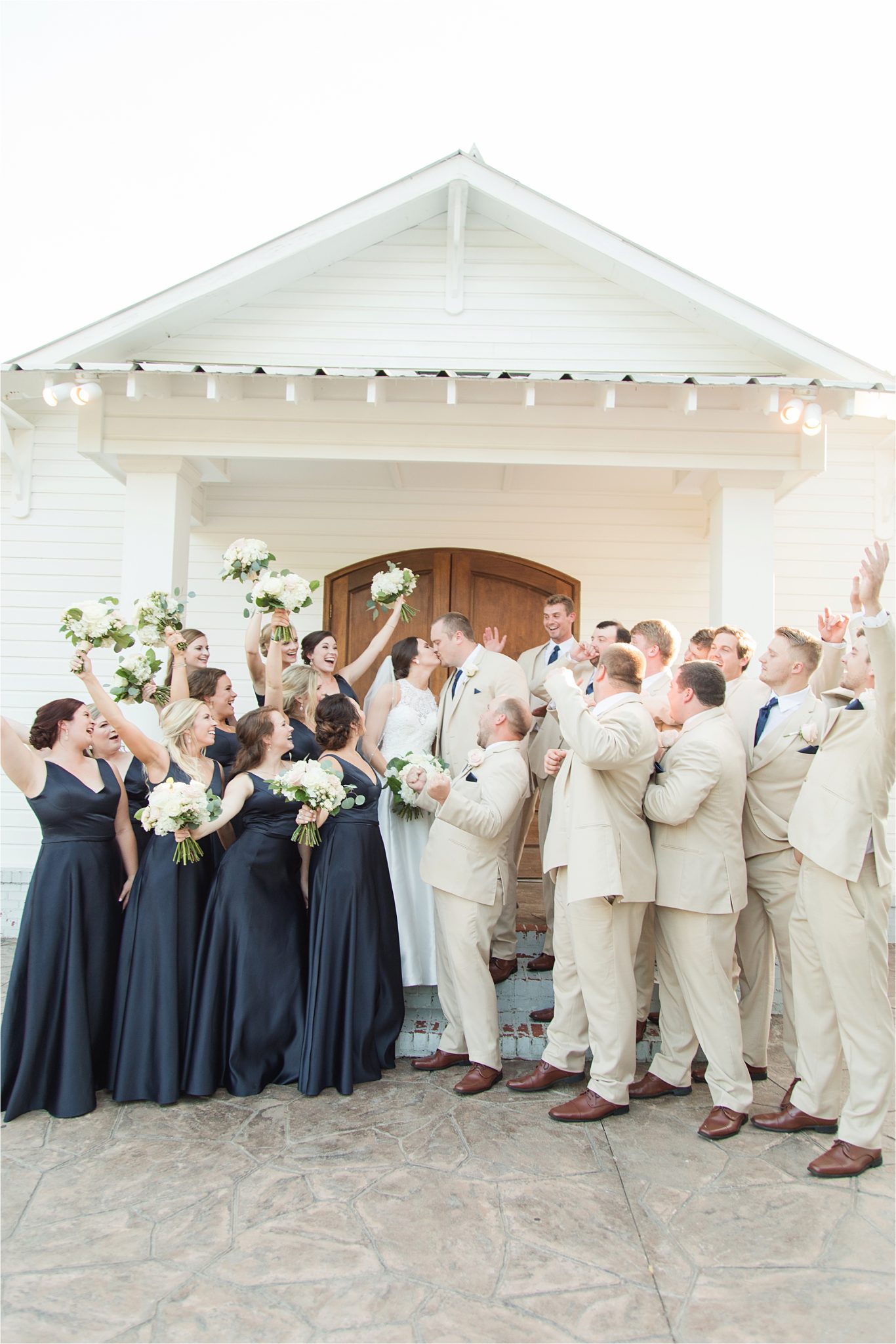Sonnet House, Birmingham Alabama Wedding Photographer, Blue themed wedding 