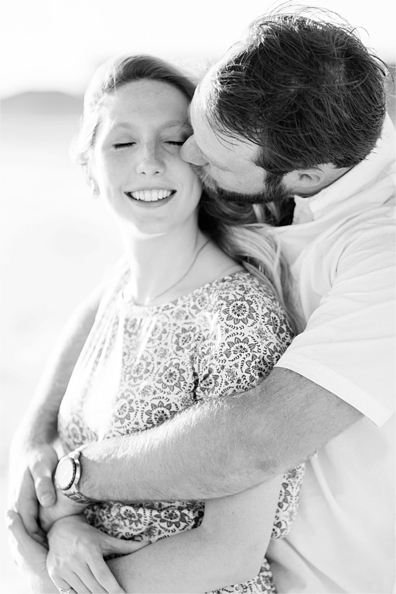 Beach engagement photos, Daulphin Island, Mobile wedding photographer, Candid couples, Romantic engagement shoot inspiration