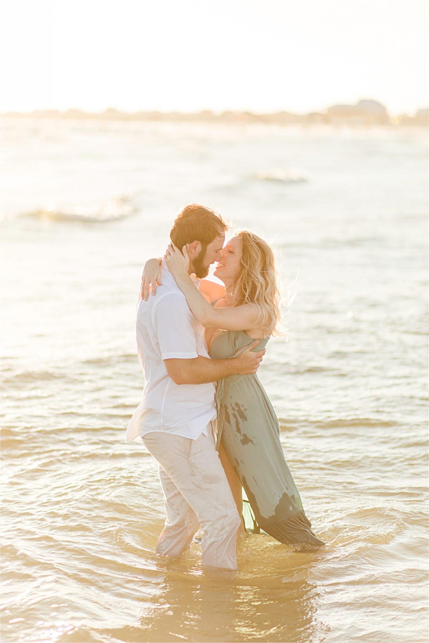 Beach engagement photos, Daulphin Island, Mobile wedding photographer, Candid couples, Romantic engagement shoot inspiration, whimsical, sunset engagement shoot