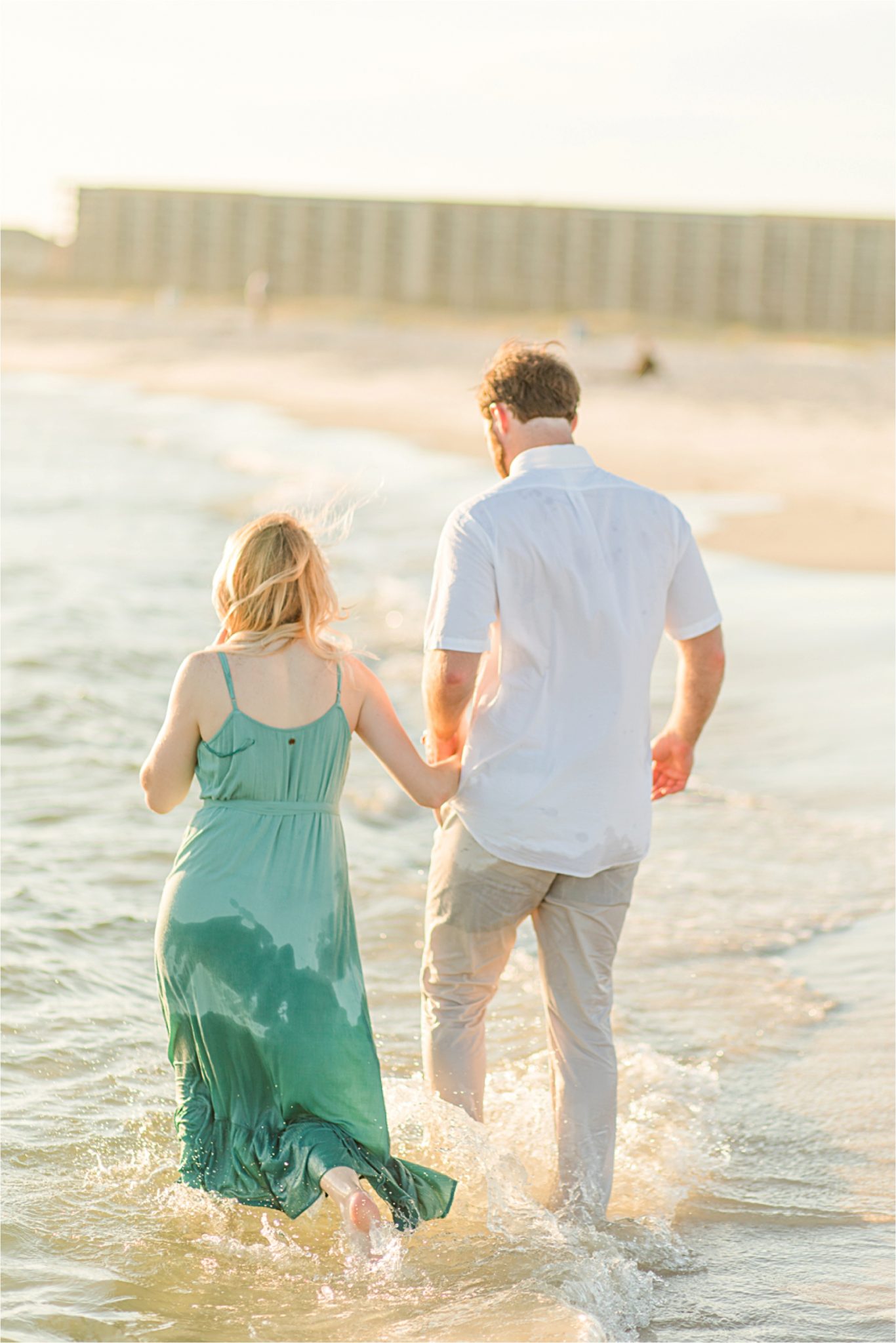 Beach engagement photos, Daulphin Island, Mobile wedding photographer, Candid couples, Romantic engagement shoot inspiration, whimsical, sunset engagement shoot