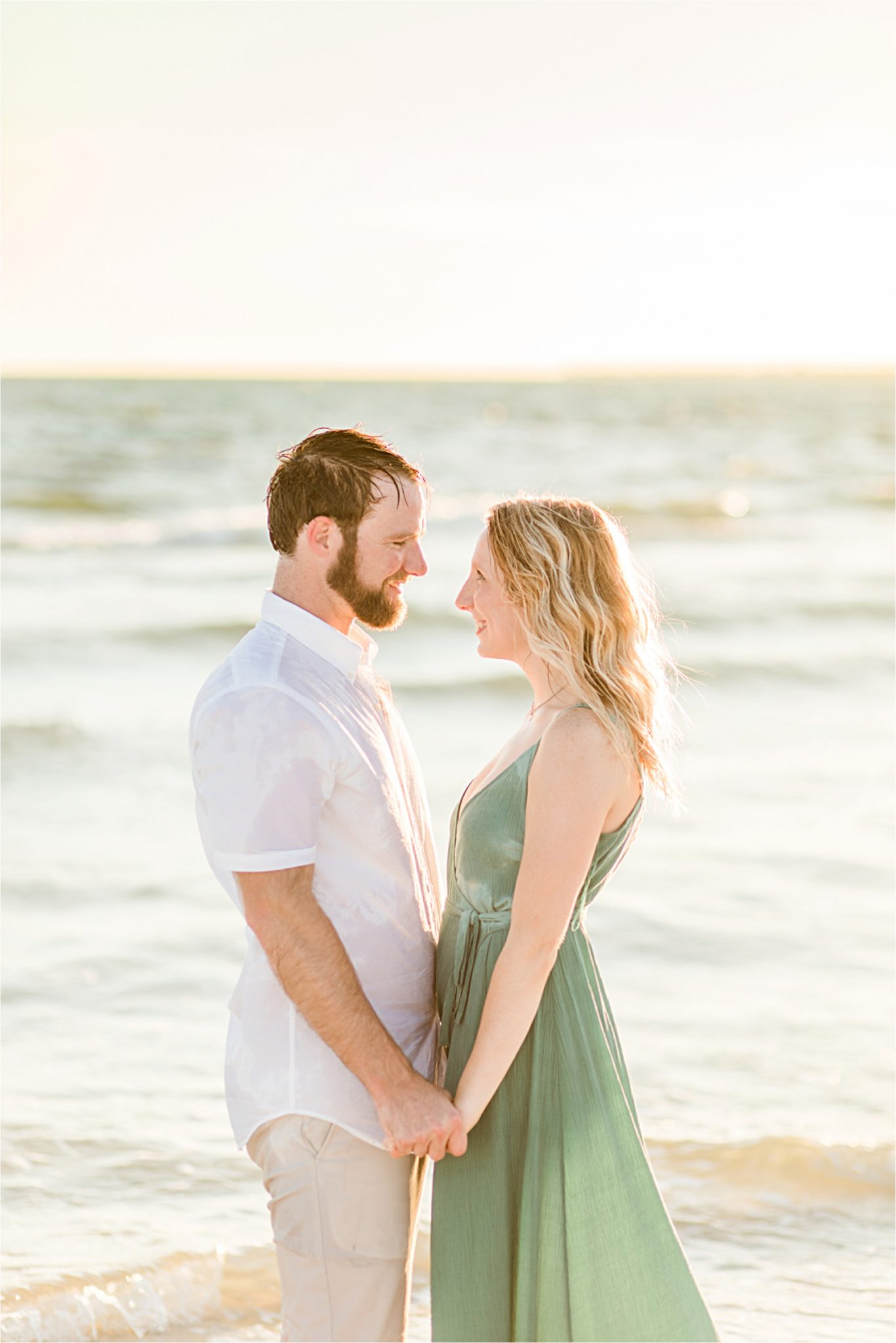 Beach engagement photos, Daulphin Island, Mobile wedding photographer, Candid couples, Romantic engagement shoot inspiration, whimsical, sunset engagement shoot