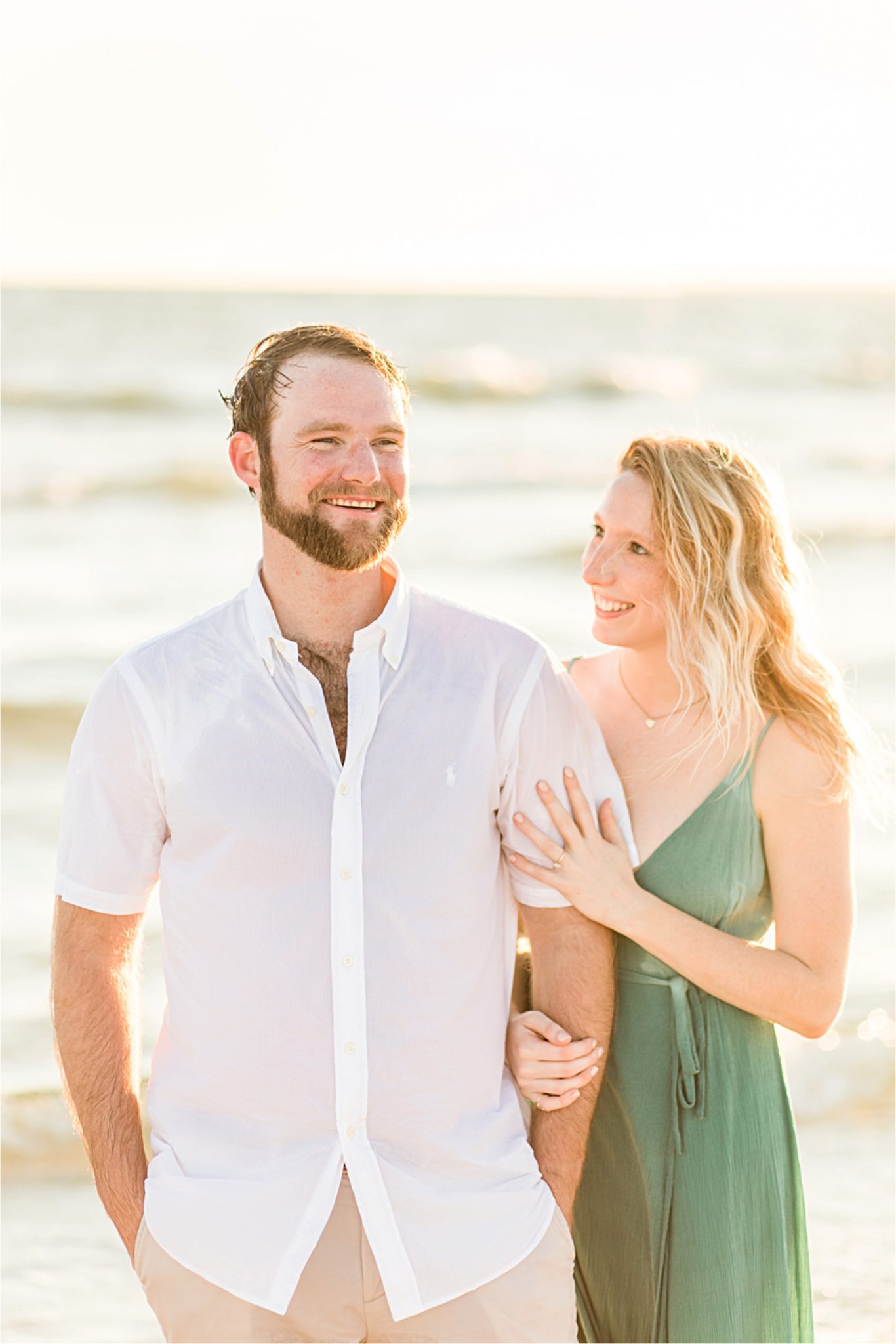 Beach engagement photos, Daulphin Island, Mobile wedding photographer, Candid couples, Romantic engagement shoot inspiration, whimsical, sunset engagement shoot